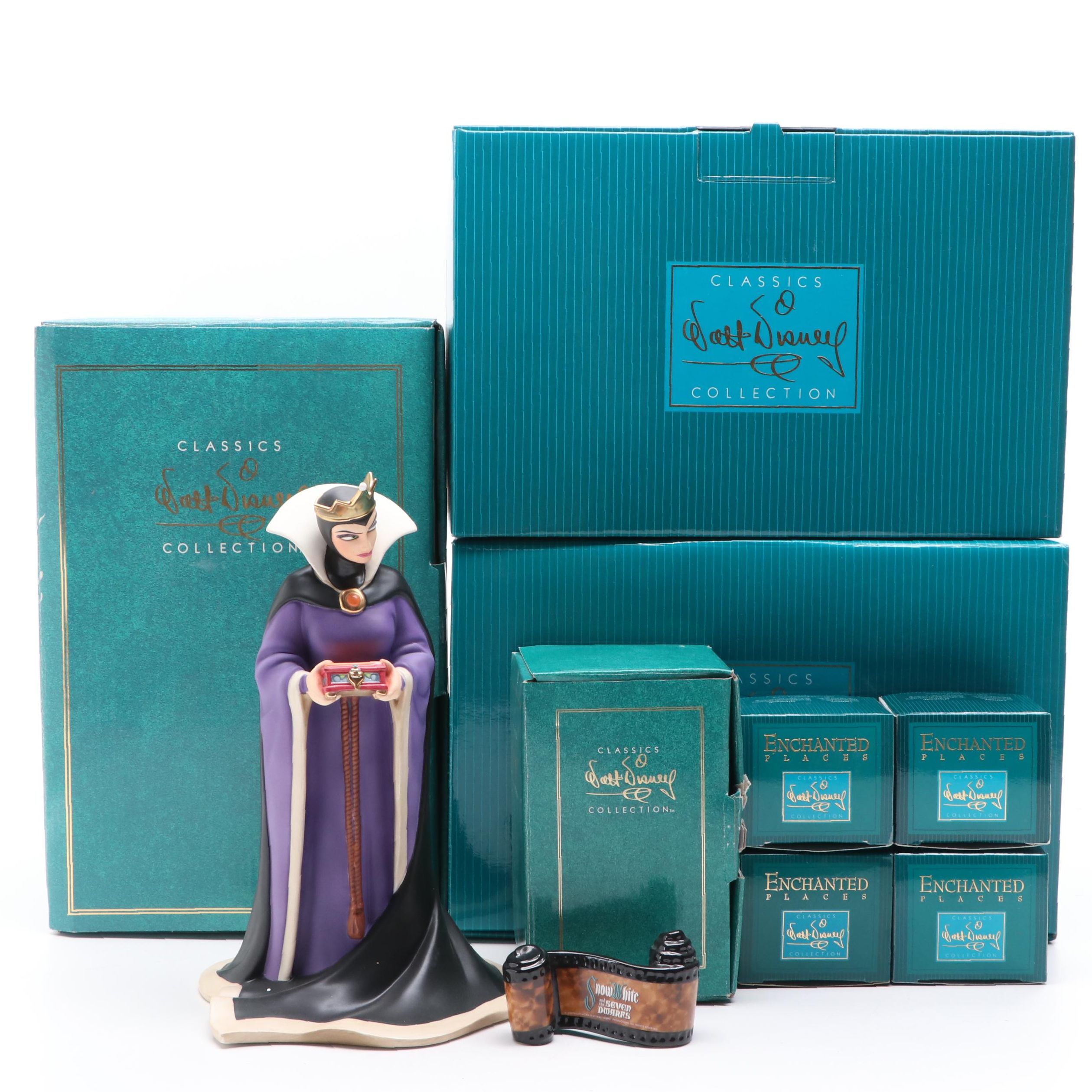 Walt Disney Classics "Snow White" Porcelain Figurines