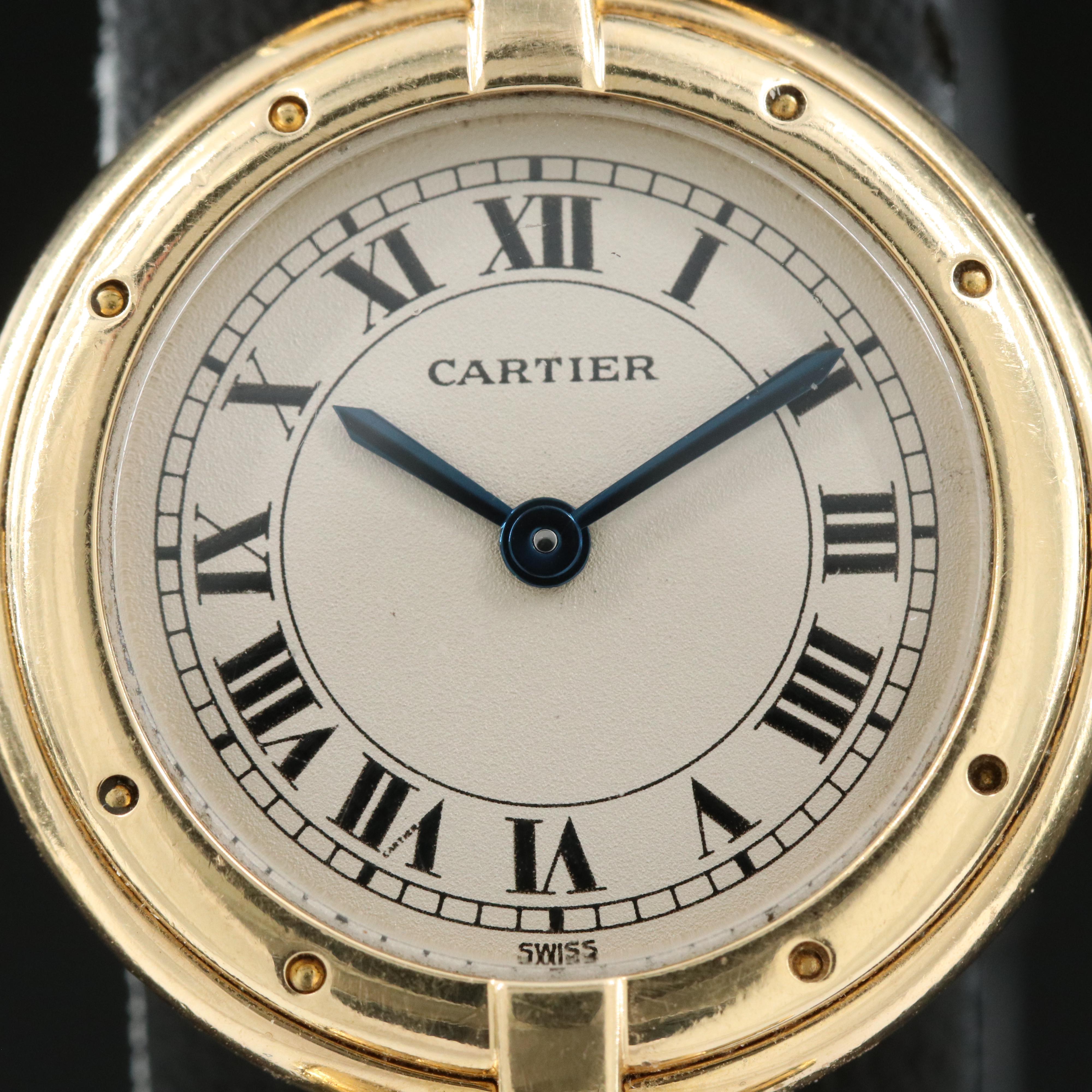 18K Cartier Vendôme Quartz Watch