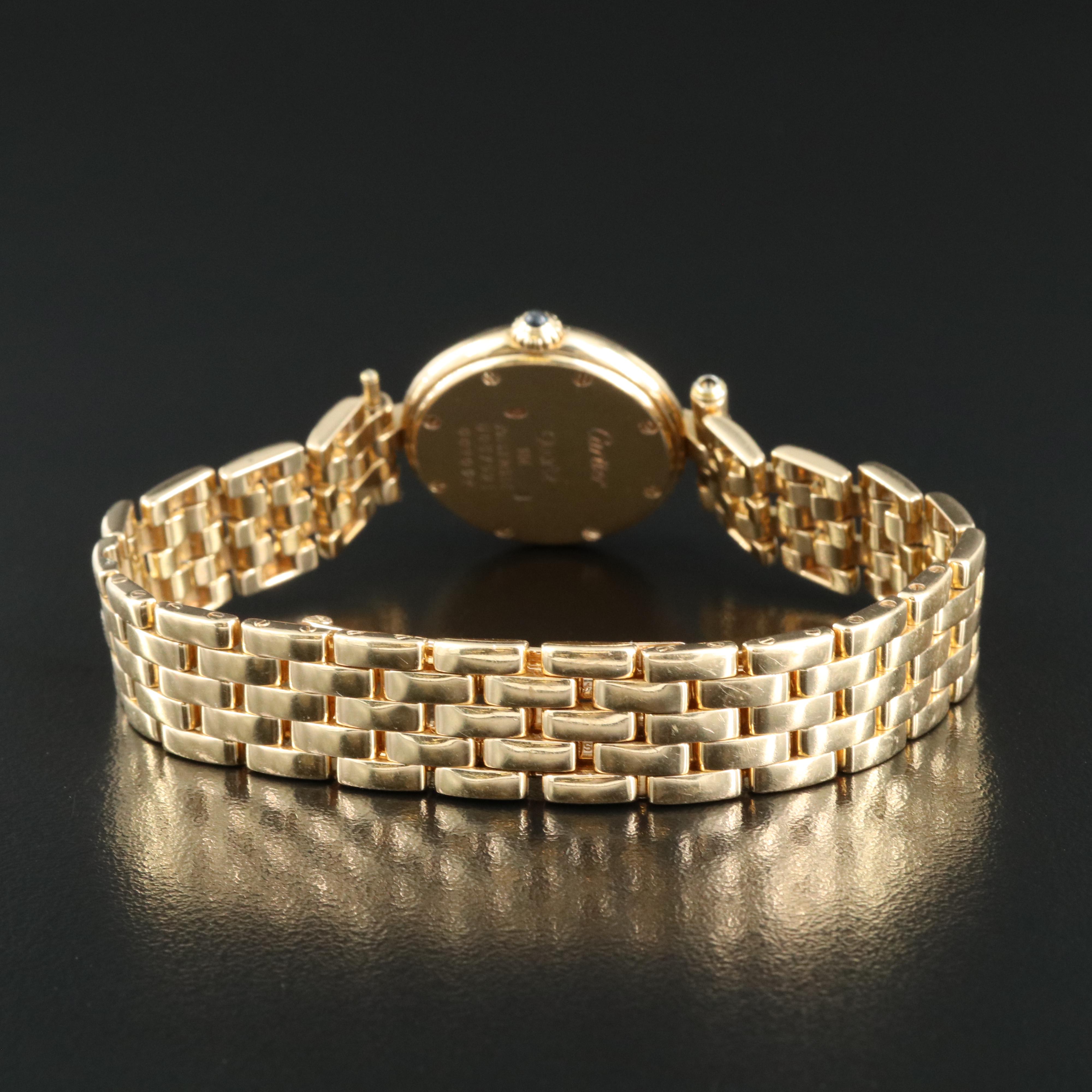 18K Cartier Vendôme Quartz Watch