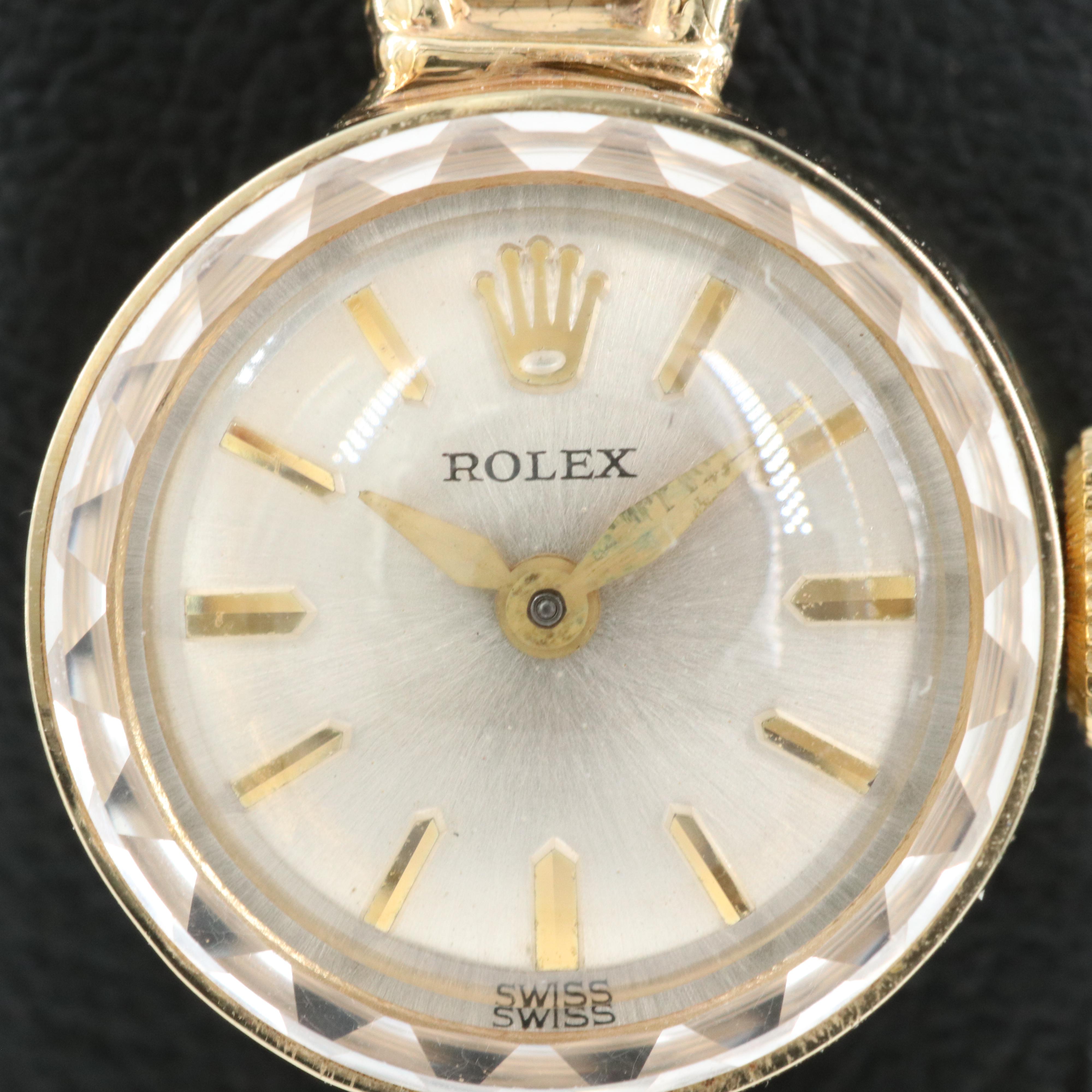 Vintage Rolex 14K Stem Wind Watch