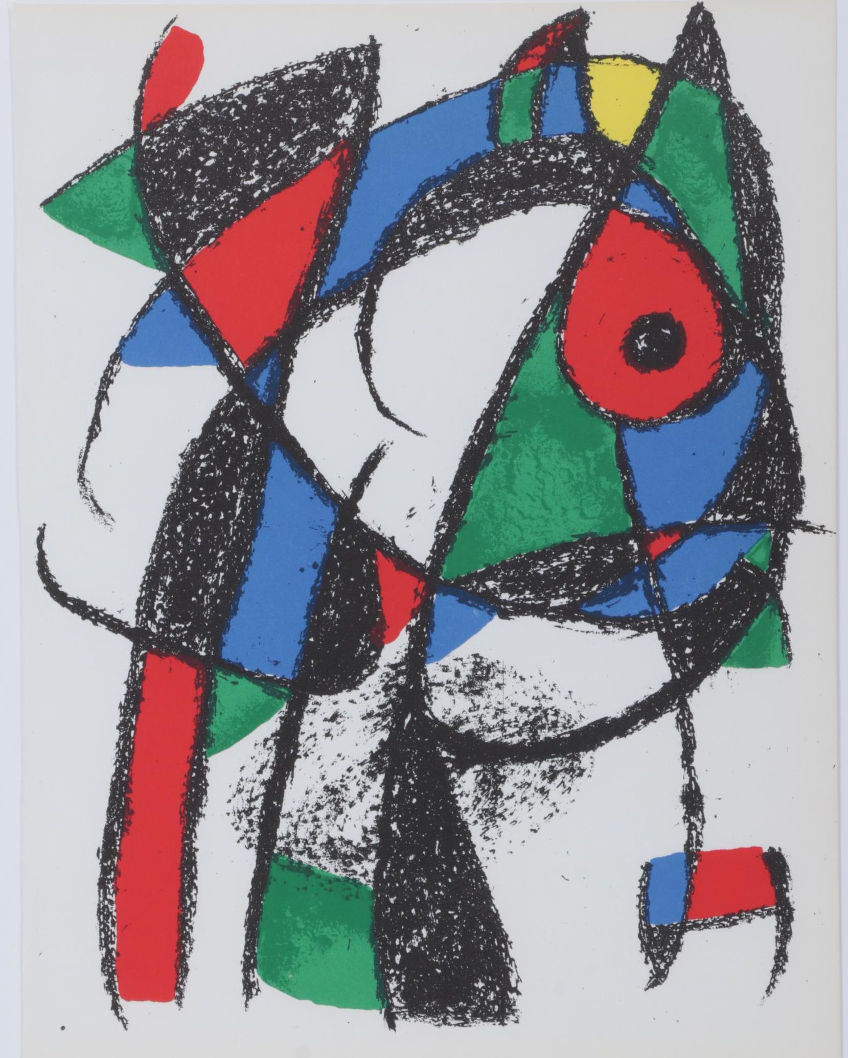 Joan Miró Color Lithograph From "Lithographs II," 1975