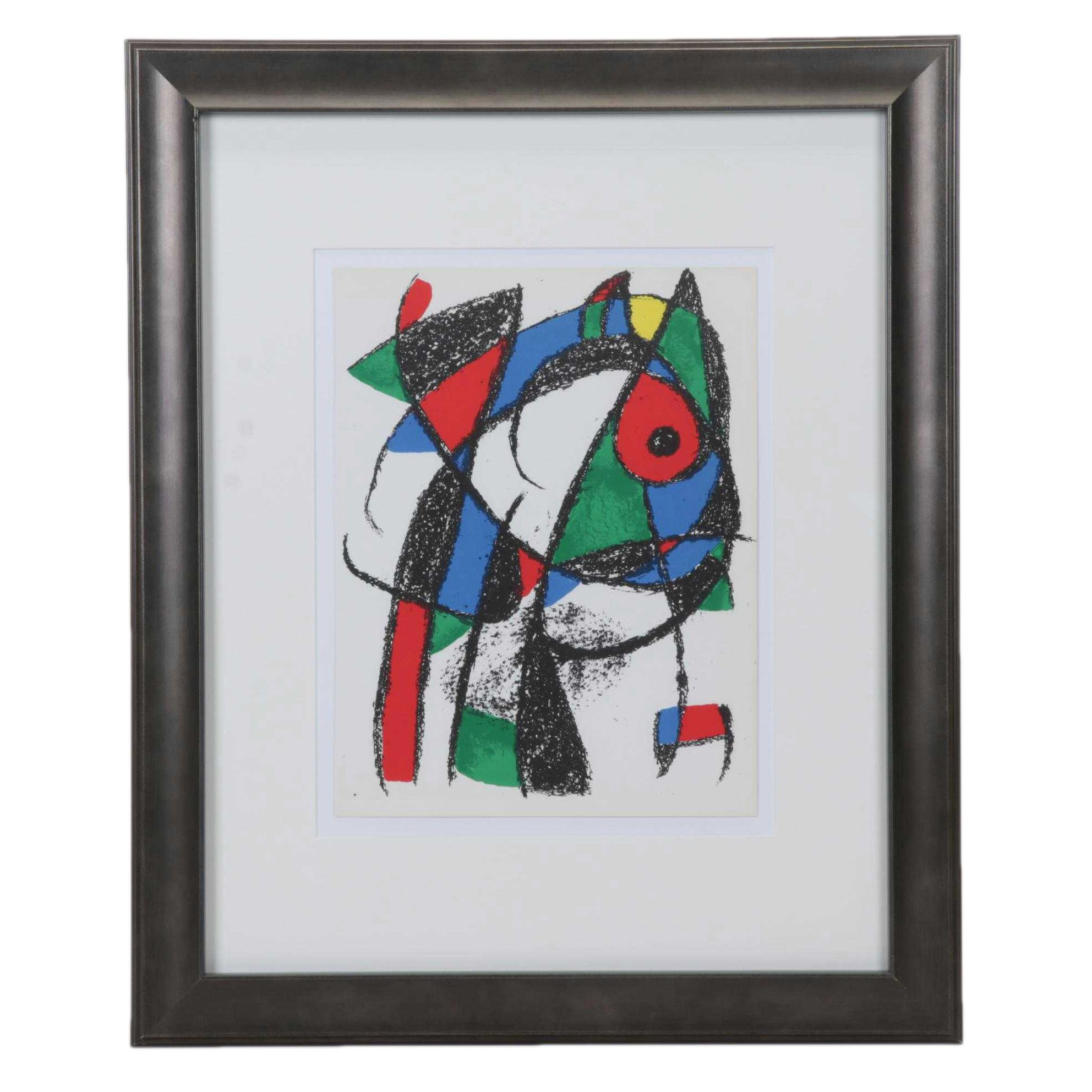Joan Miró Color Lithograph From "Lithographs II," 1975