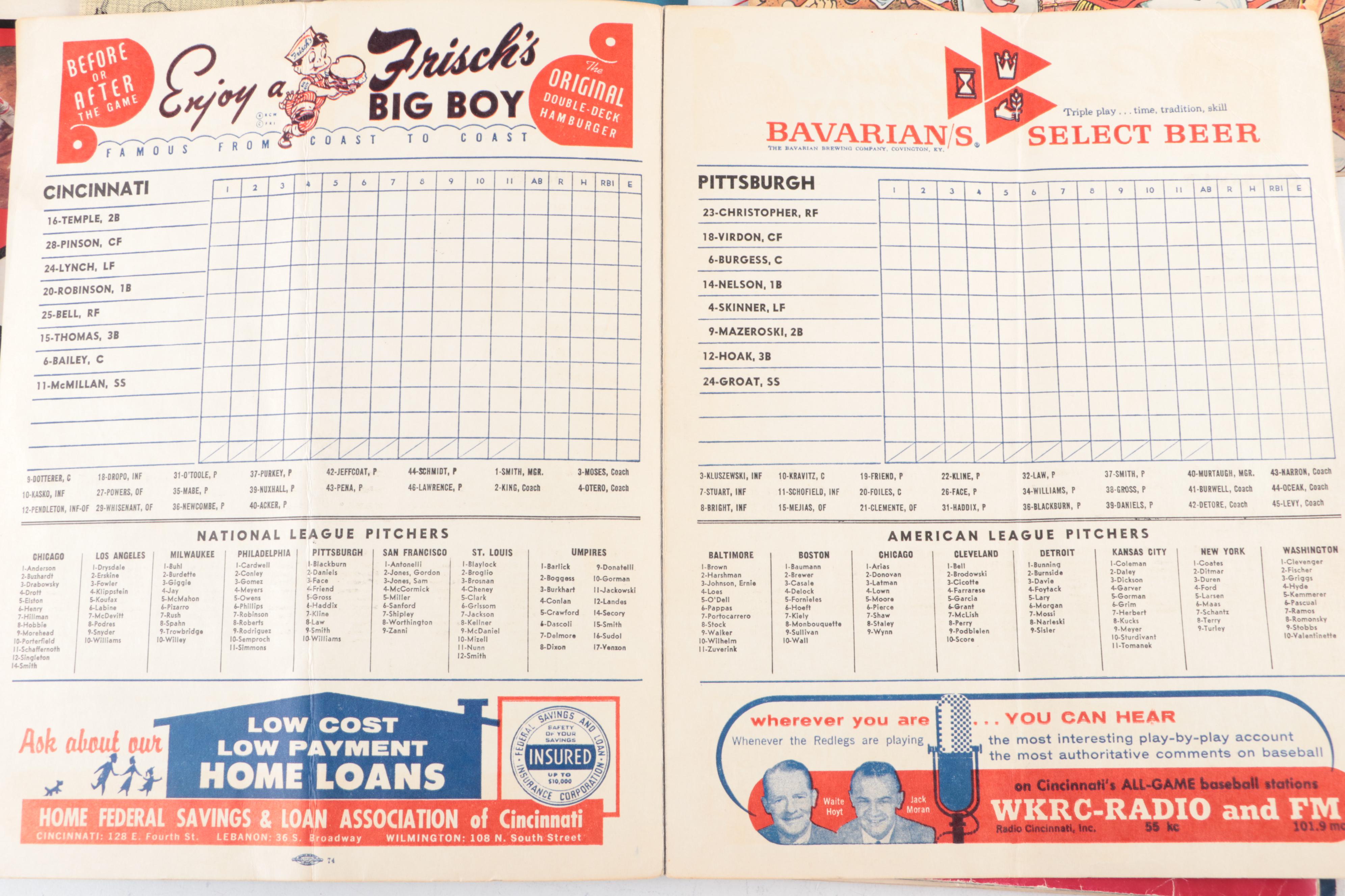 Cincinnati Reds Scorebooks, Yearbooks, and Programs, 1950s–2020s | EBTH