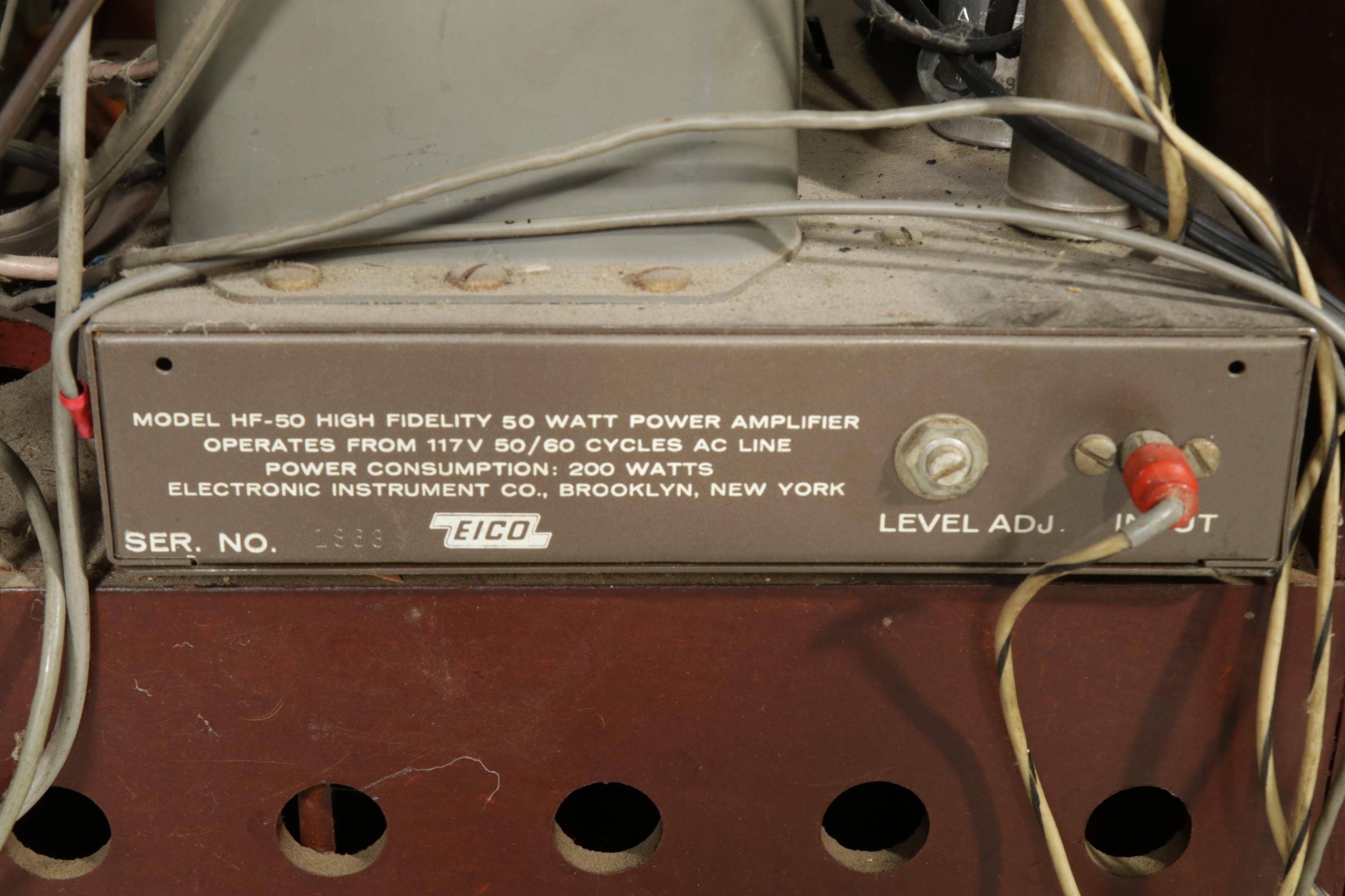 Rek-O-Kut Record Player with Electro-Voice Patrician Speakers and Cabinet