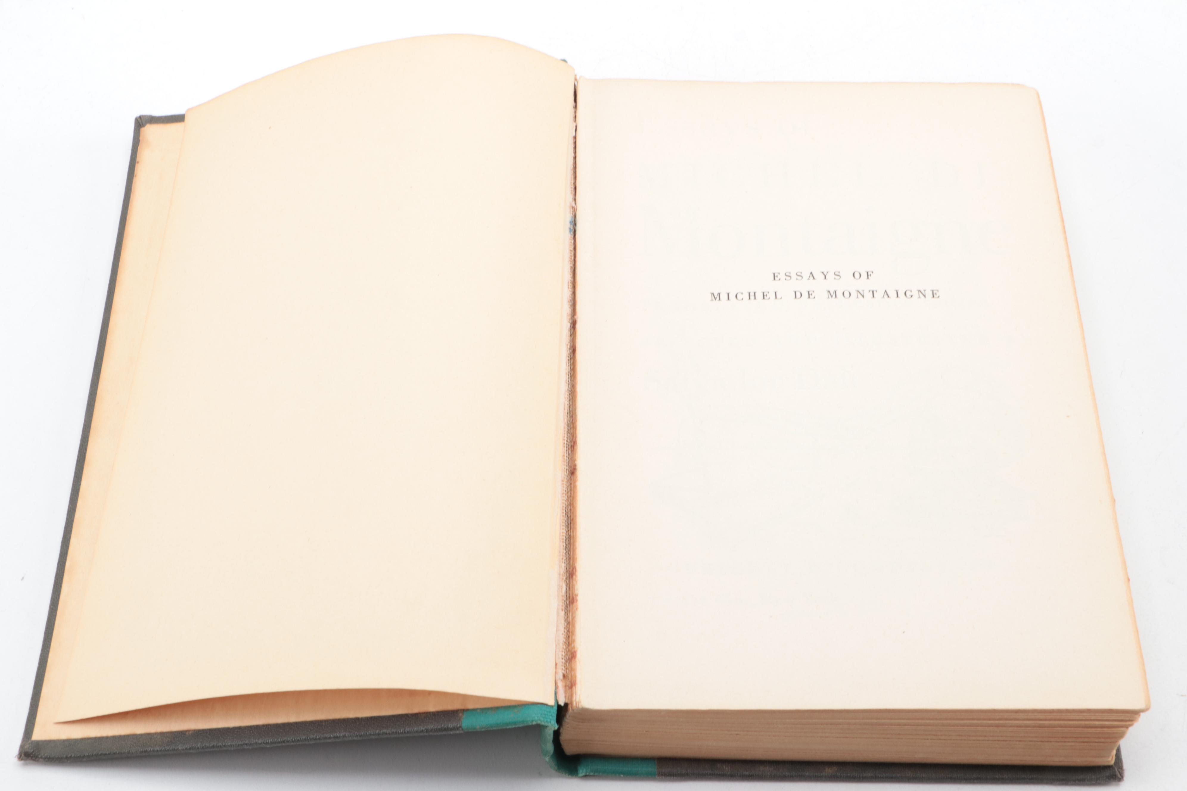 Salvador Dalí Illustrated "The Essays of Michel de Montaigne," Mid-20th Century