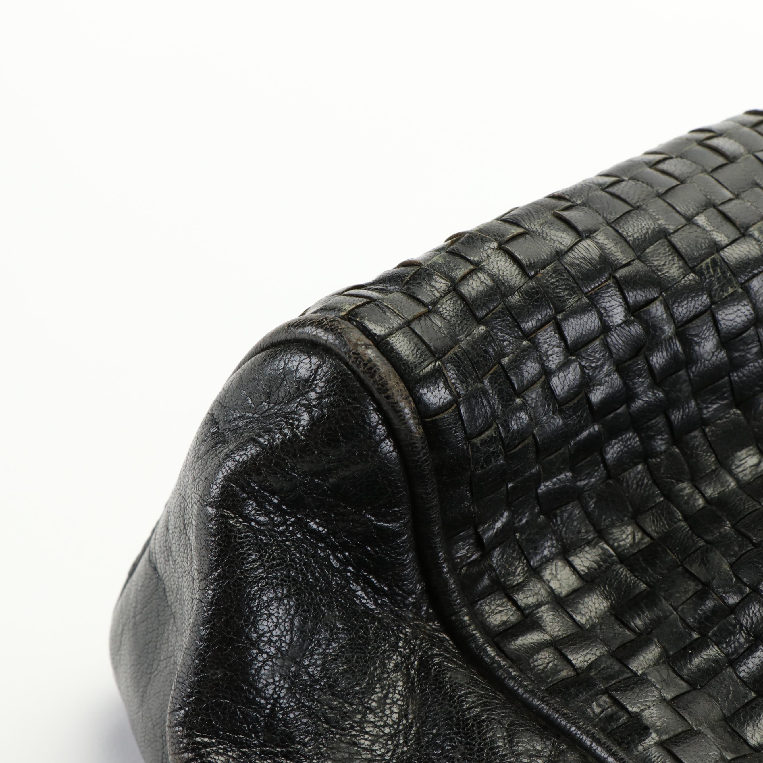 Fendi Woven Leather Tote Bag