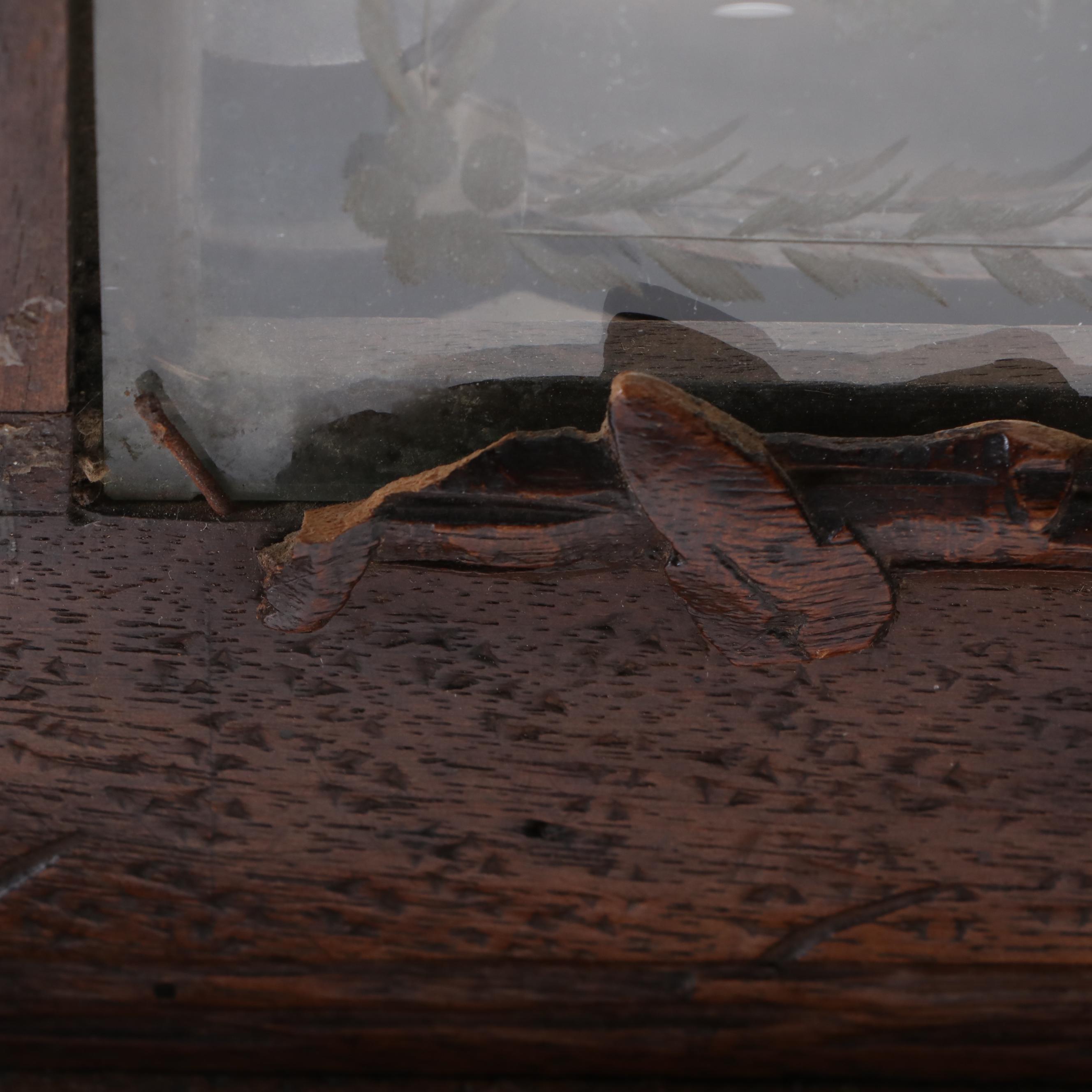 German Black Forest Liquor Cellar Cabinet, 19th Century