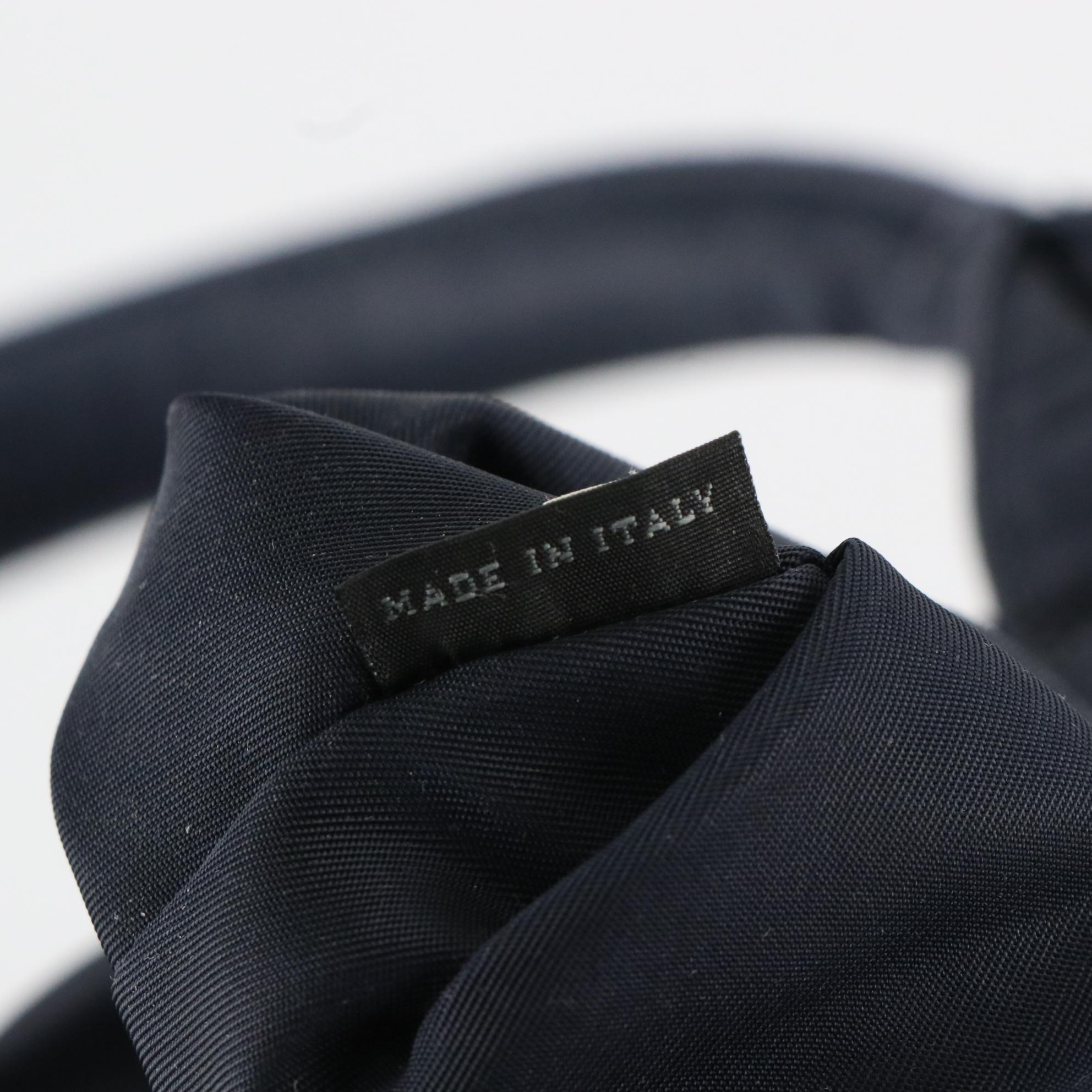 Prada Reversible Double Tote in Navy/Black Tessuto