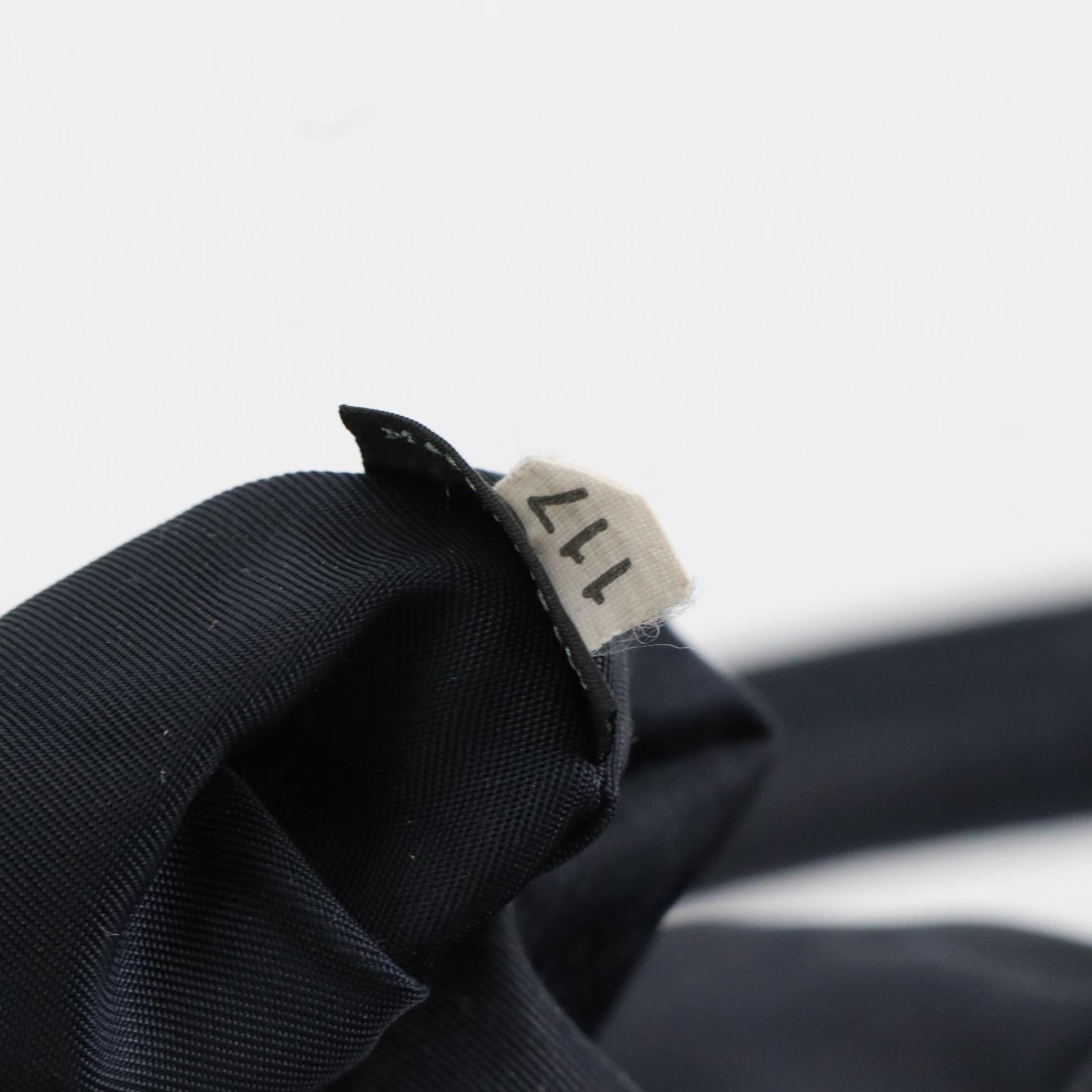 Prada Reversible Double Tote in Navy/Black Tessuto