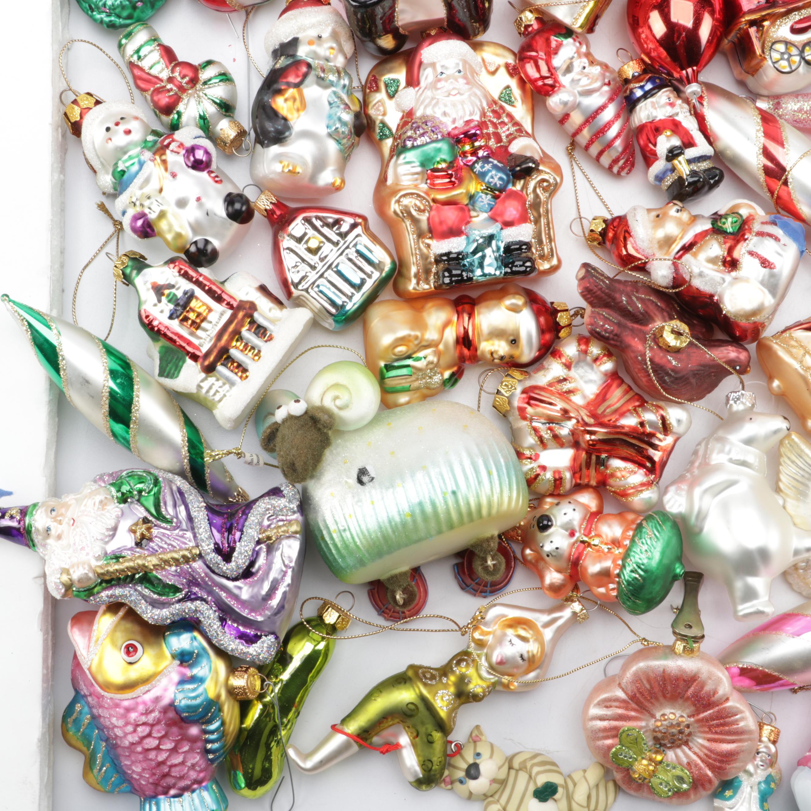 Old World Christmas with Other Ornaments