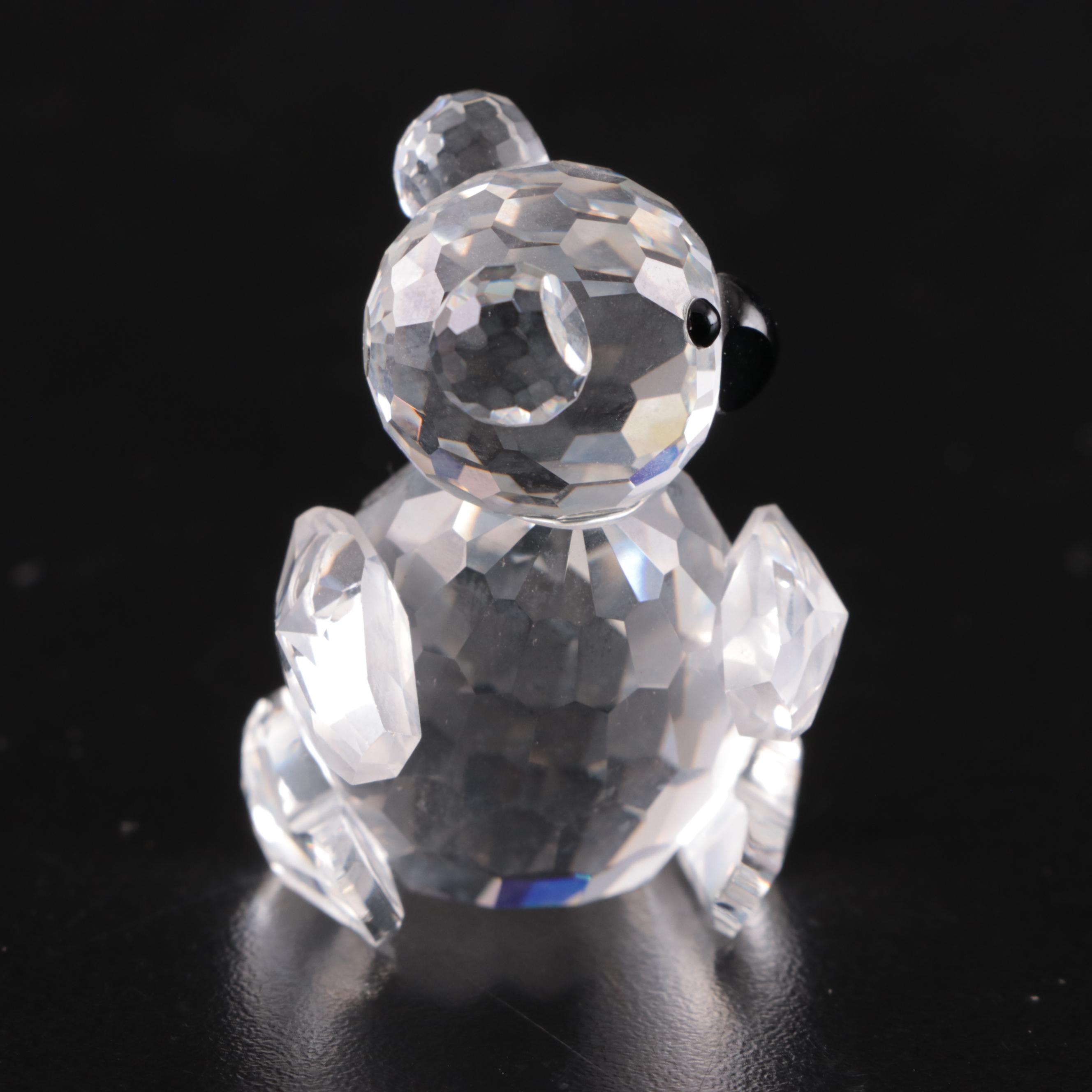 Swarovski Crystal Kangaroo, Kiwi and Koala Bear Figurines, Late 20th Century