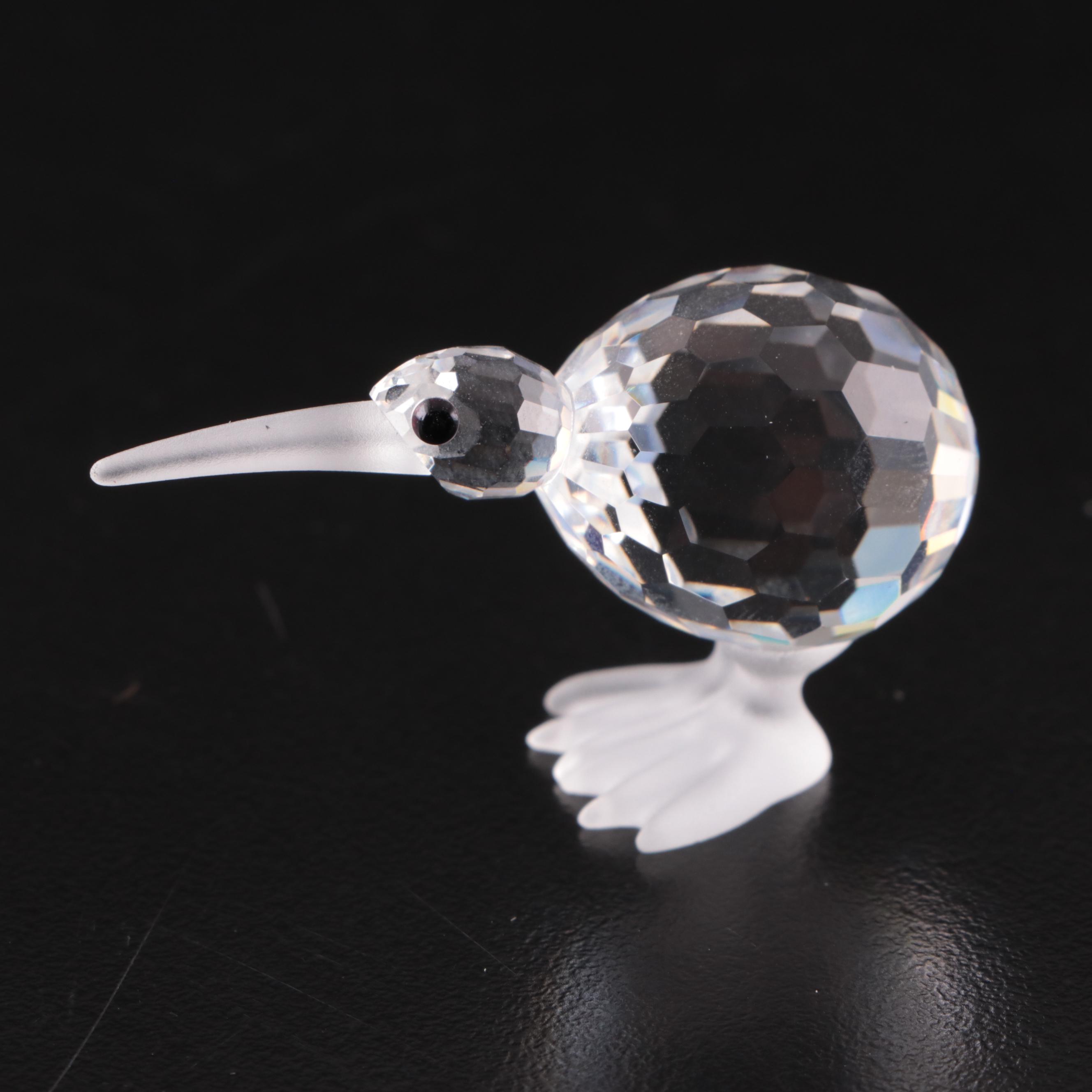 Swarovski Crystal Kangaroo, Kiwi and Koala Bear Figurines, Late 20th Century