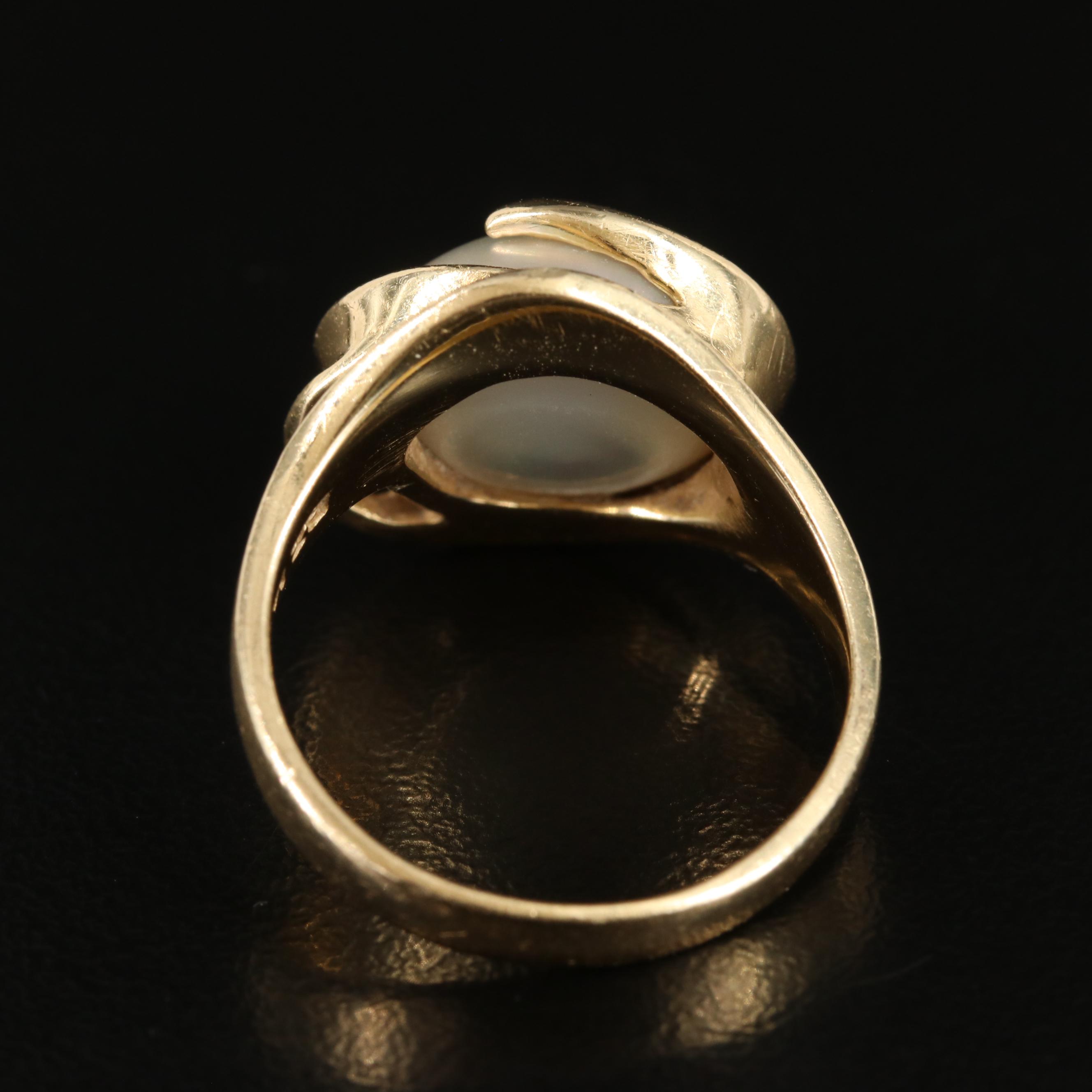 14K Pearl Ring