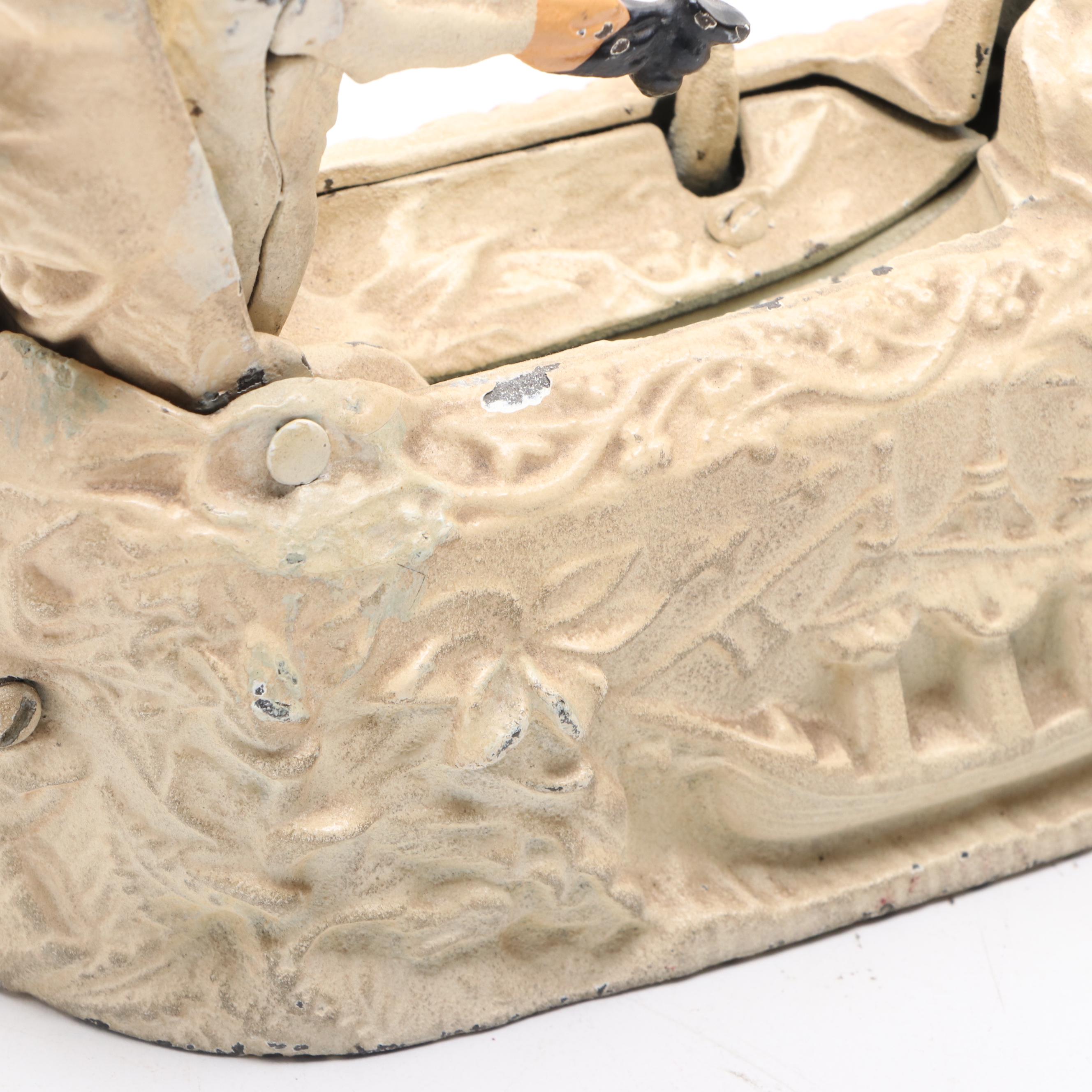 Book of Knowledge "Uncle Remus" and "Columbus" Banks with Toy Fire Engine