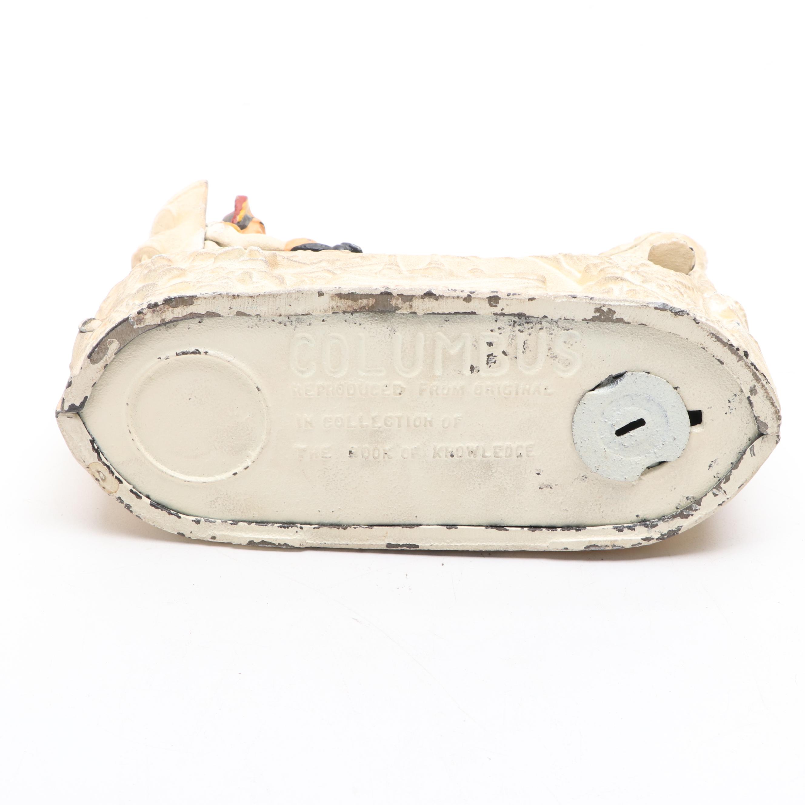 Book of Knowledge "Uncle Remus" and "Columbus" Banks with Toy Fire Engine