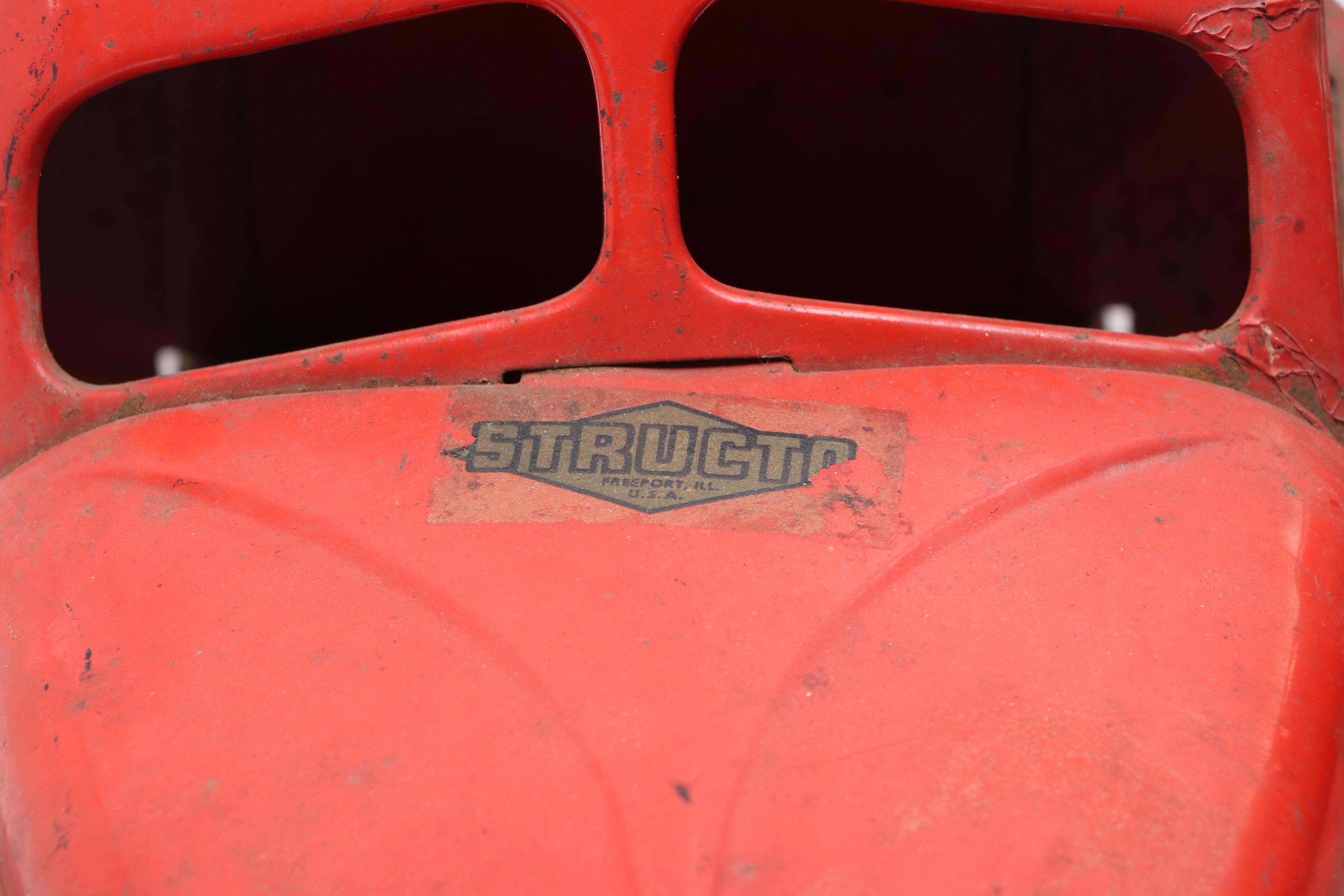 Tonka and Structo Pressed Steel Toy Trucks, Mid-20th Century