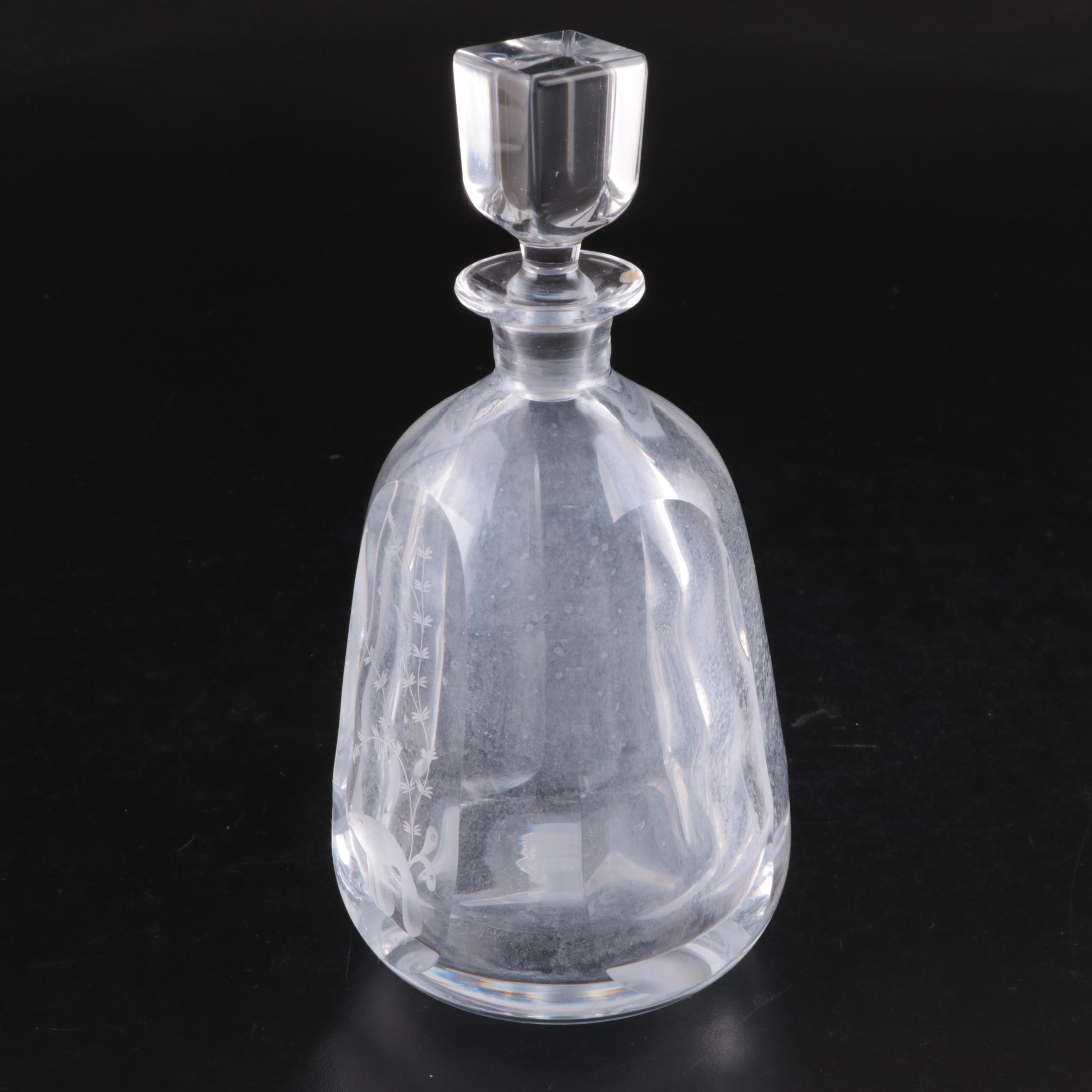 Vannes le Châtel and Other Crystal Vases with Orrefors Crystal Decanter
