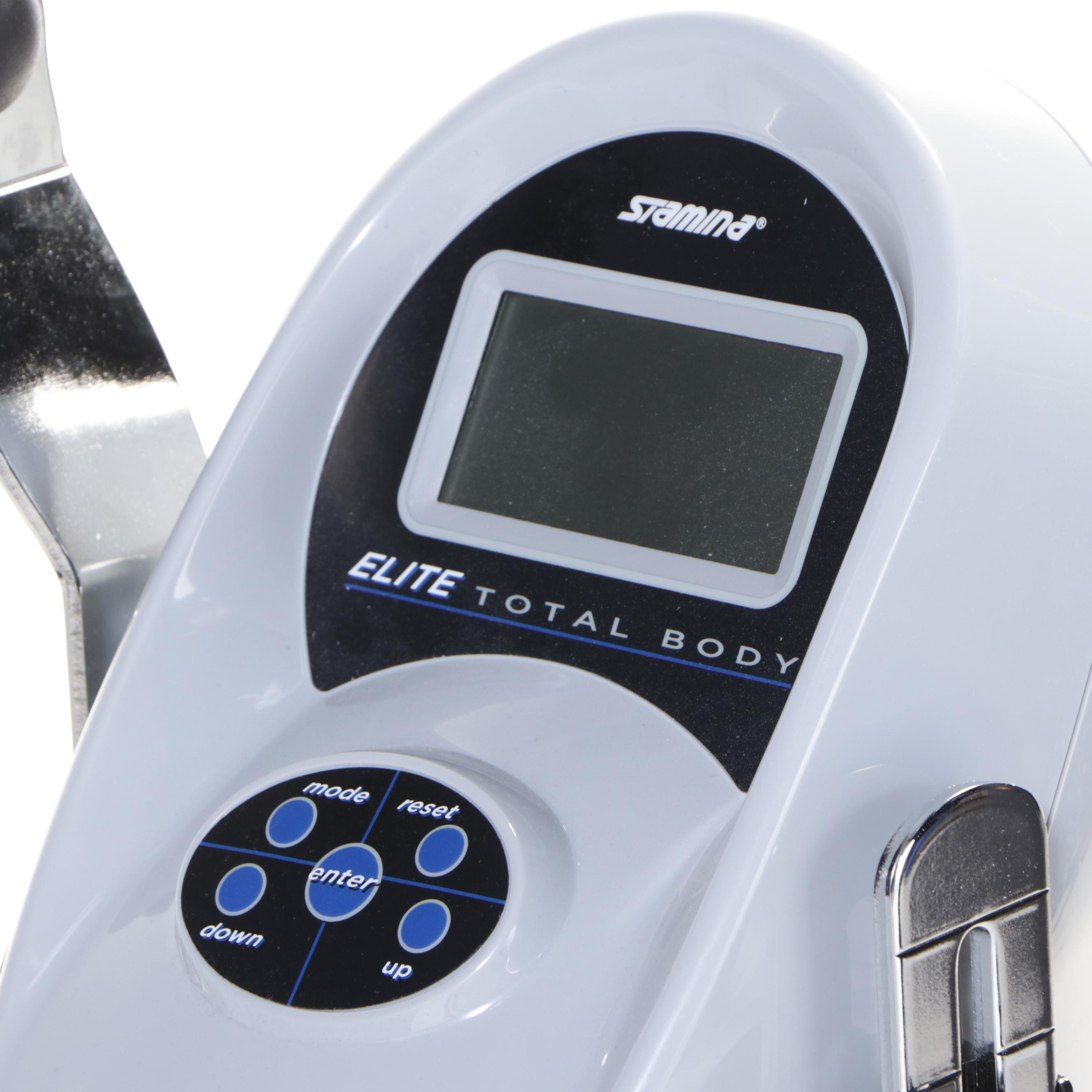 Stamina Elite Total Body Recumbent Stationary Exercise Bicycle