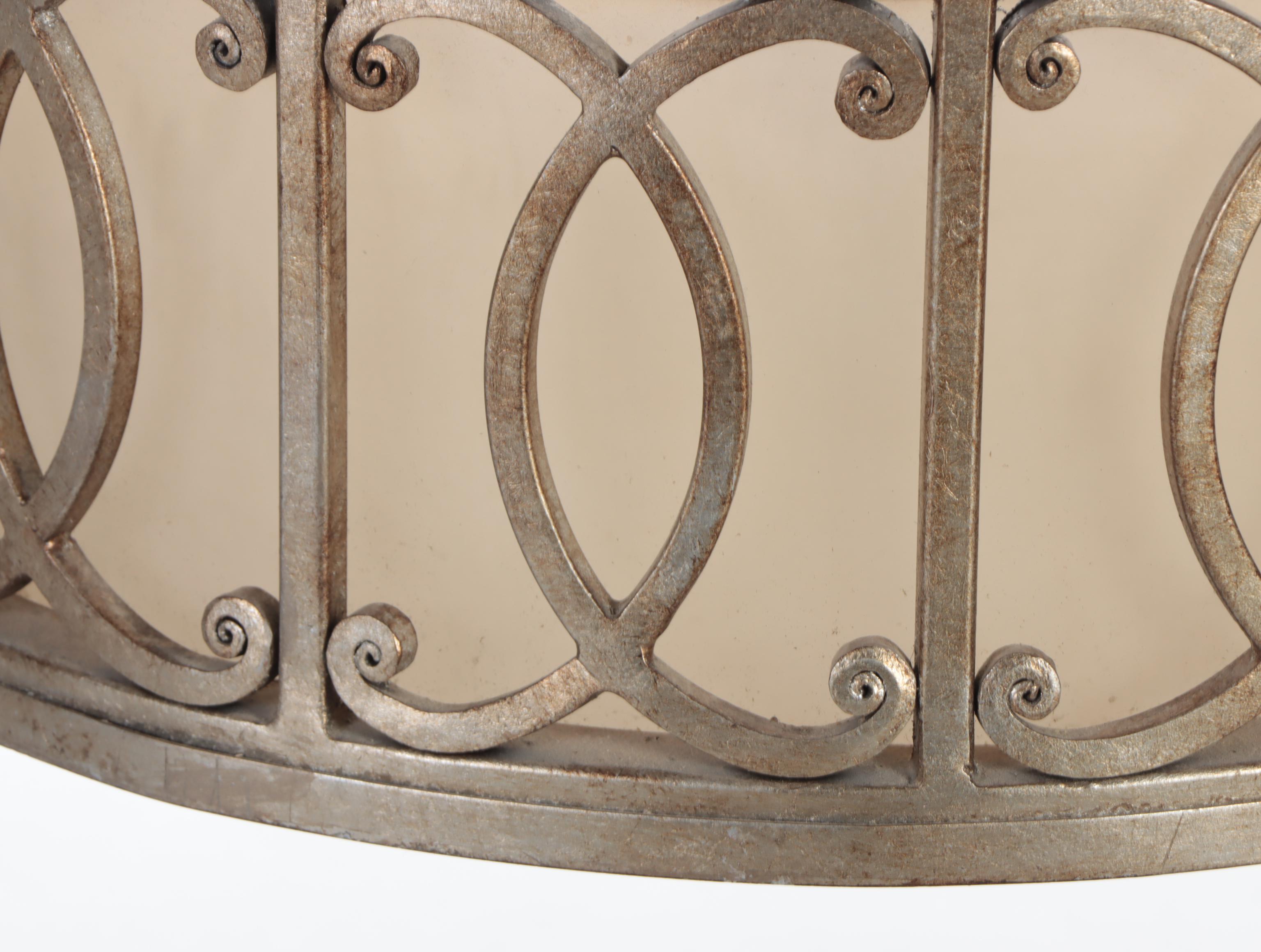 Distressed Finish Metal Drum Pendant Light With Ceiling Canopy