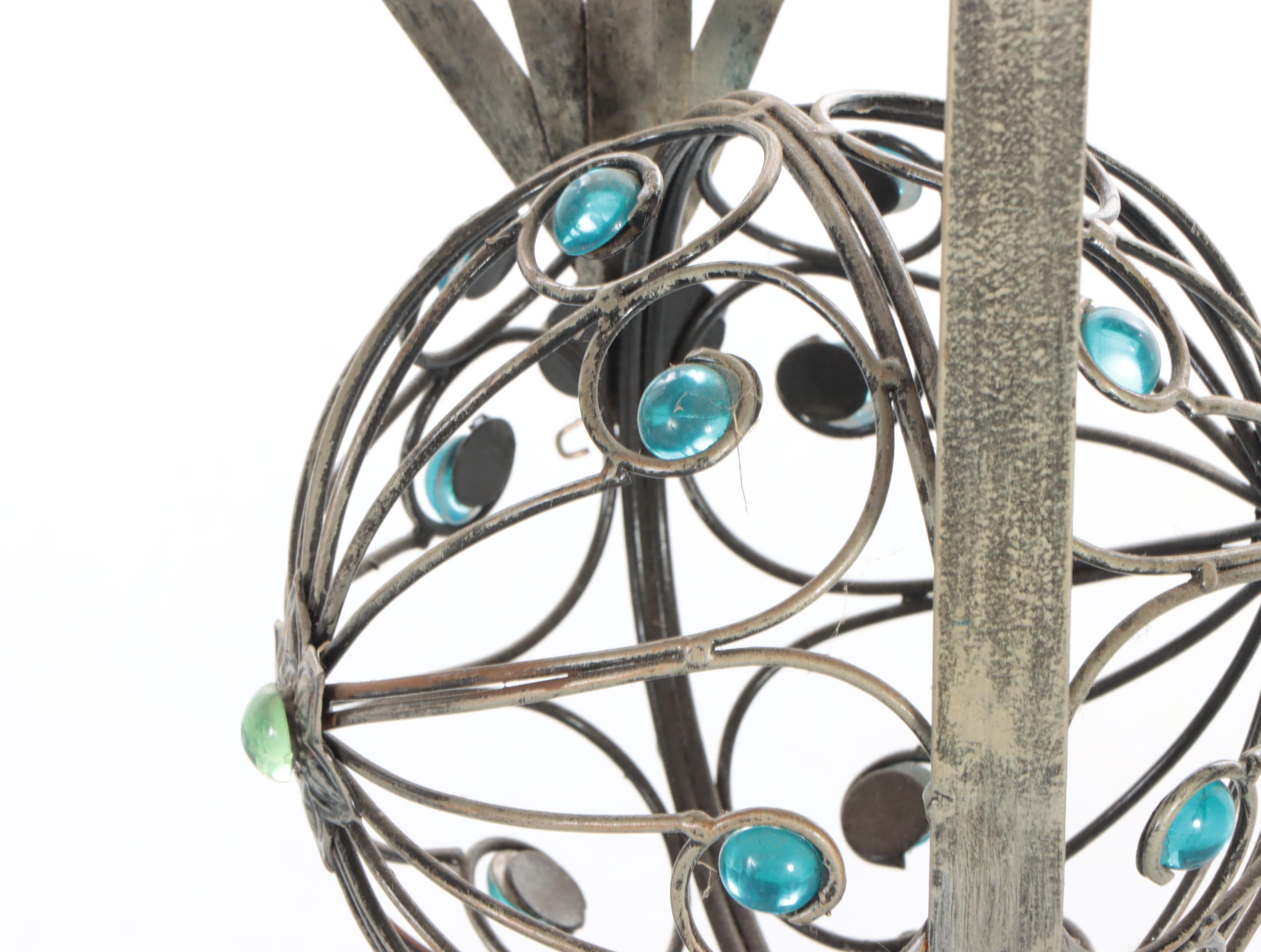 Metal Peacock Wall Decor and Sculpture