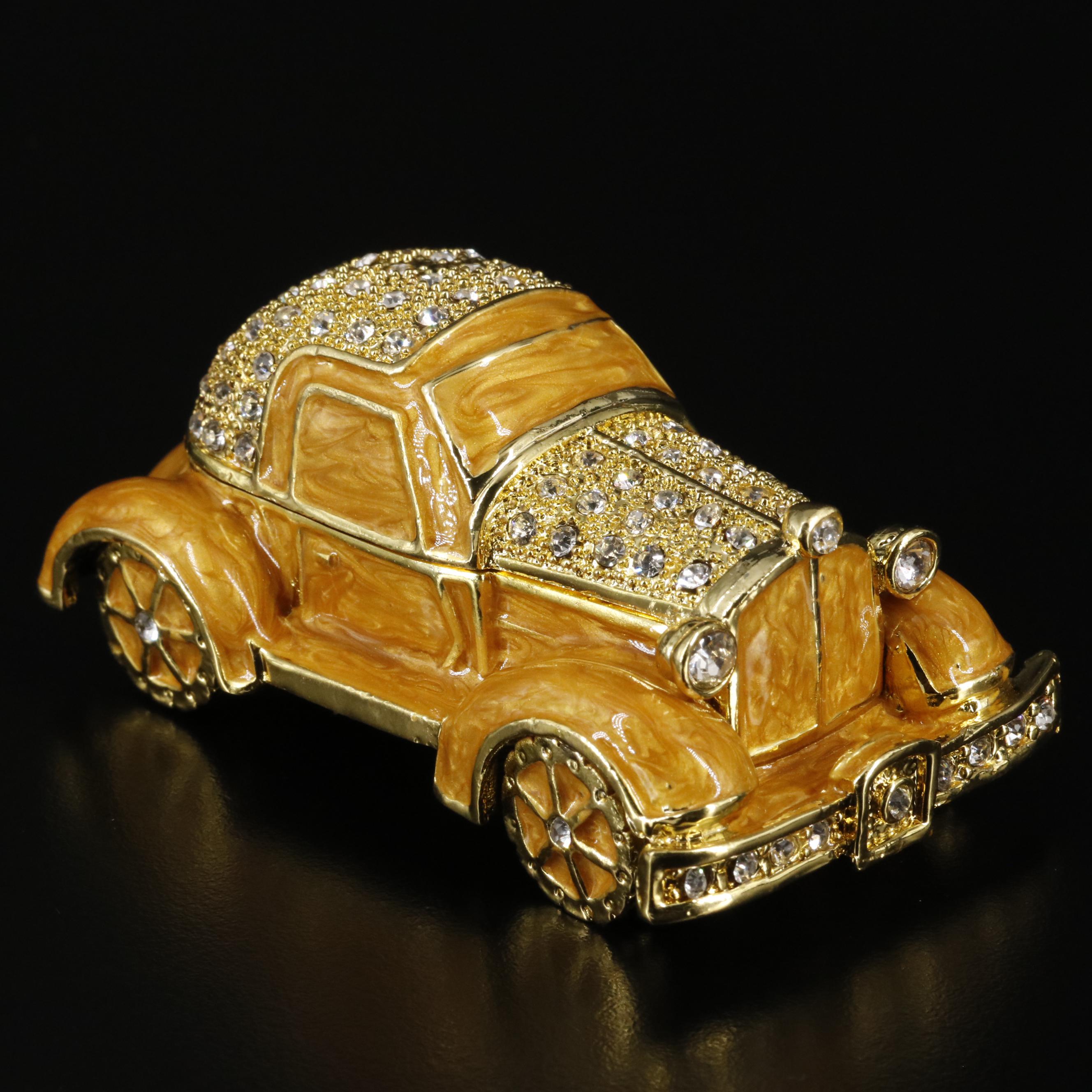 Bejeweled Classic Car Trinket Case with Box