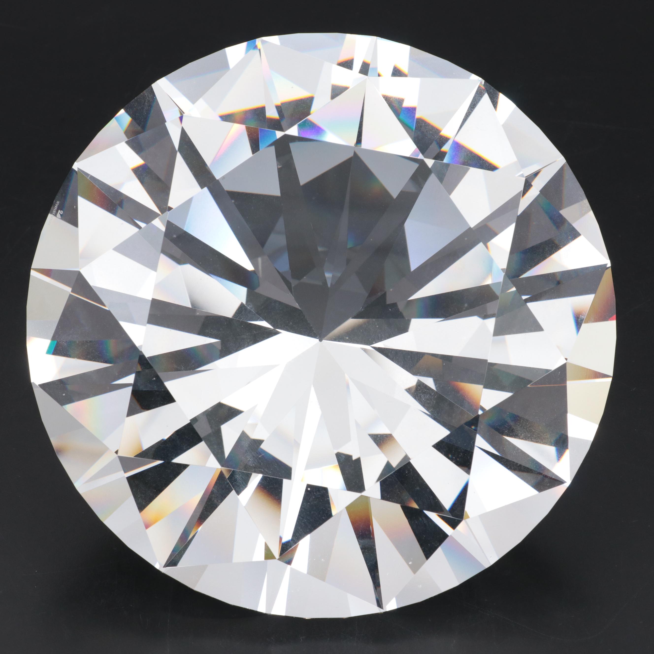 Swarovski "Giant Chaton" Crystal Giants Figurine, 1990