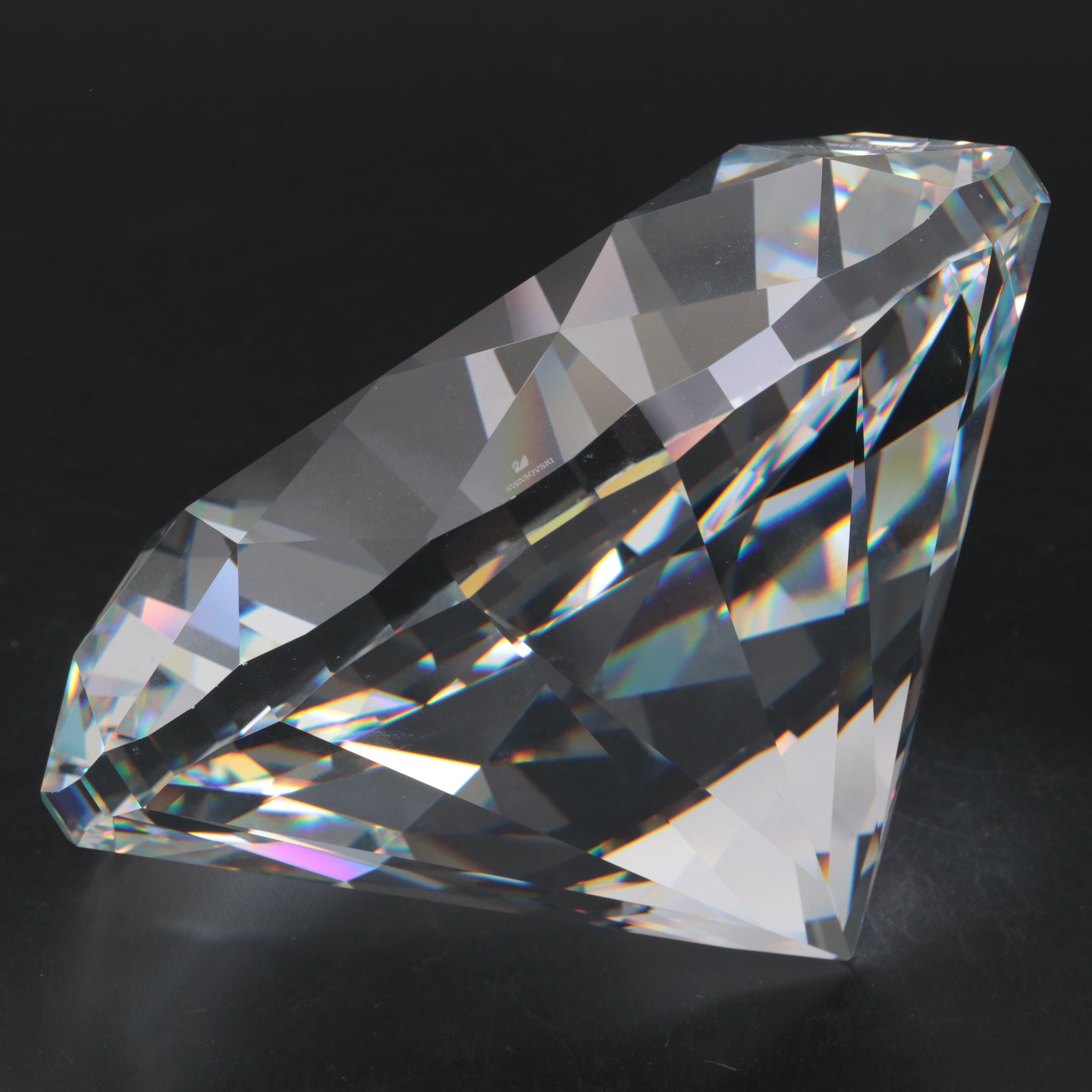 Swarovski "Giant Chaton" Crystal Giants Figurine, 1990