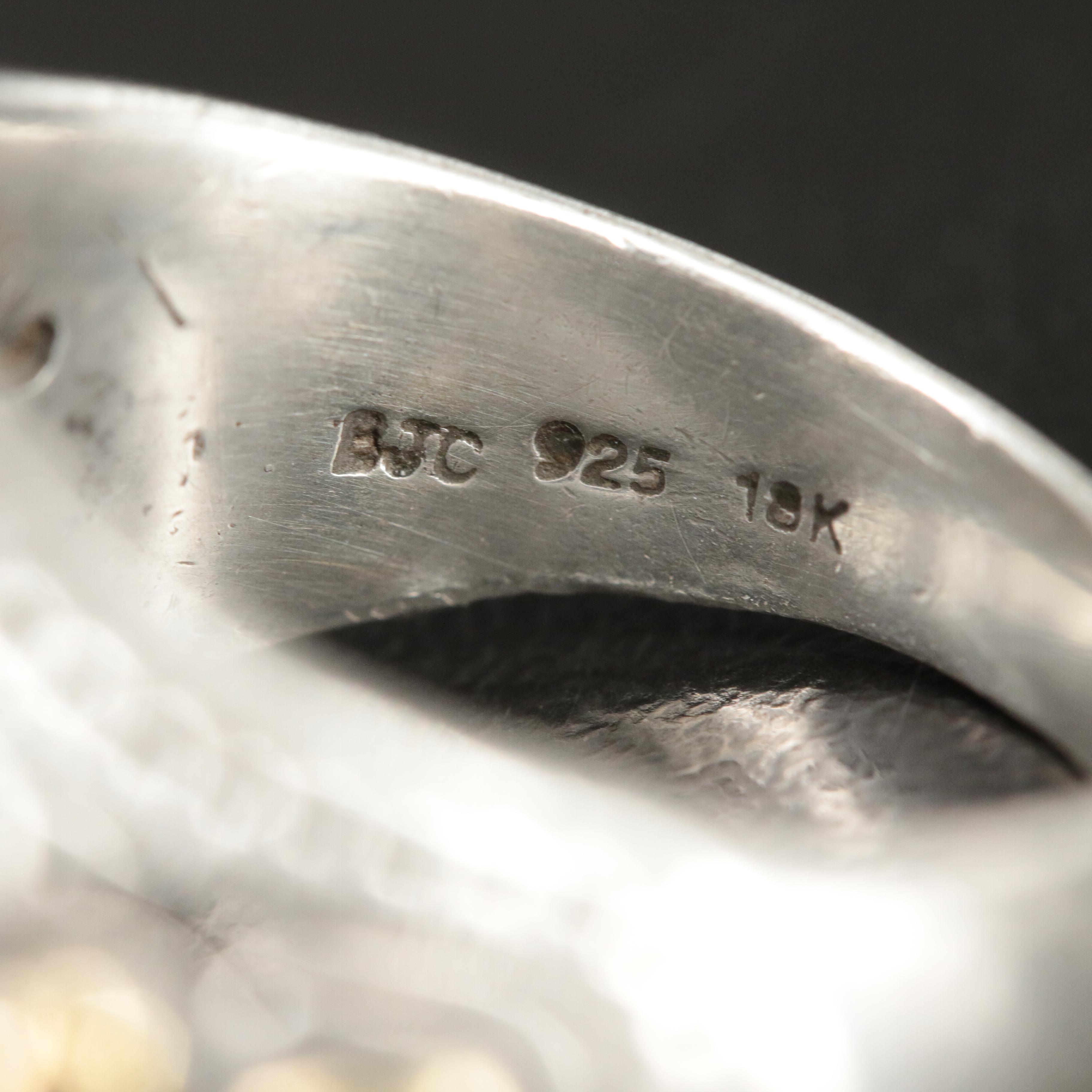 Samuel B Sterling, 18K and Gemstone Dome Ring