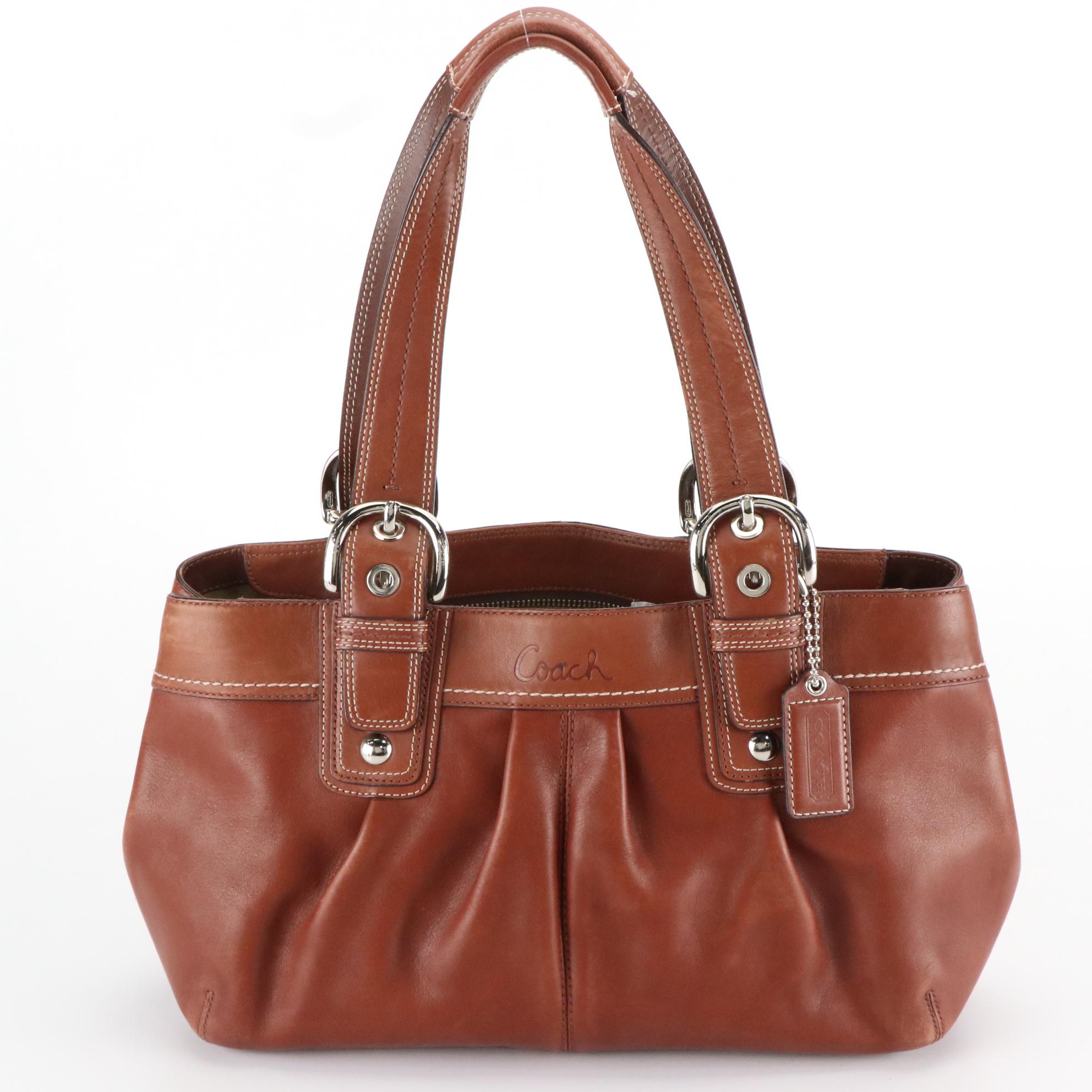 Coach F14482 Carriage Shoulder Bag and F13732 Leather Shoulder Bag