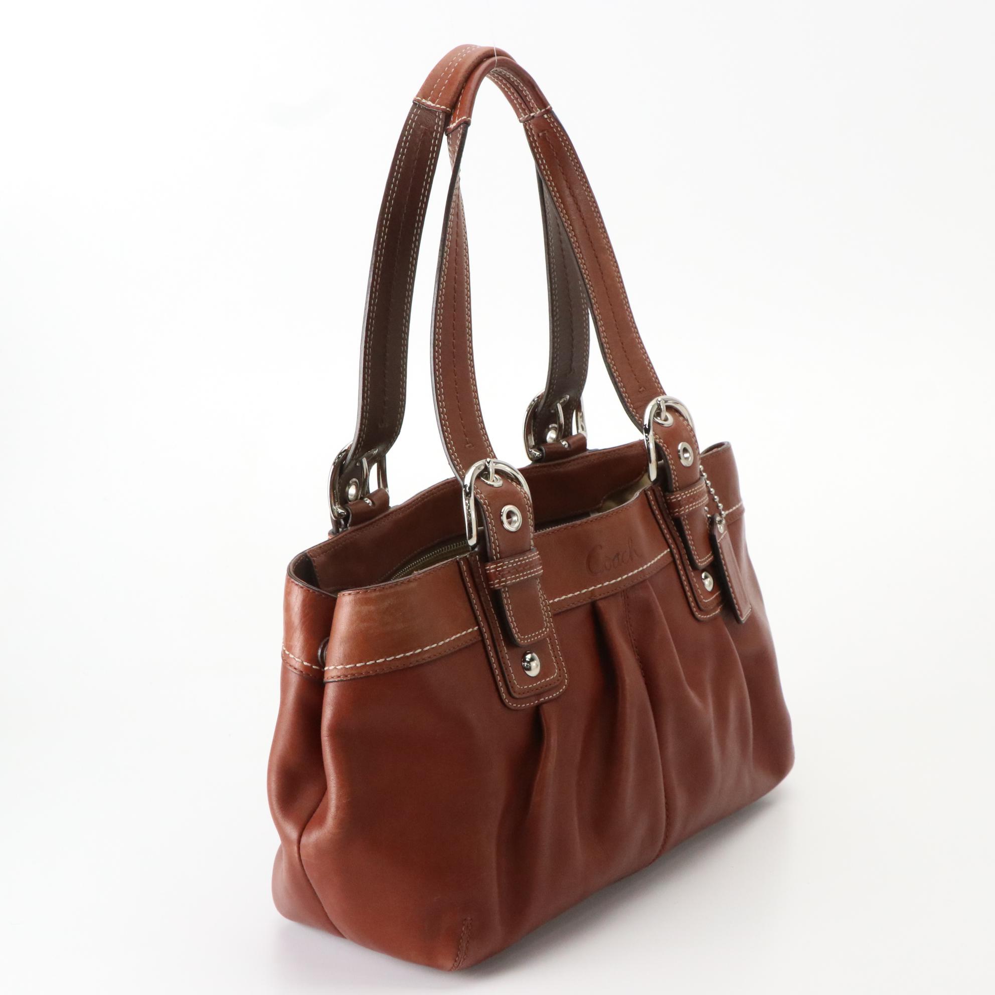 Coach F14482 Carriage Shoulder Bag and F13732 Leather Shoulder Bag