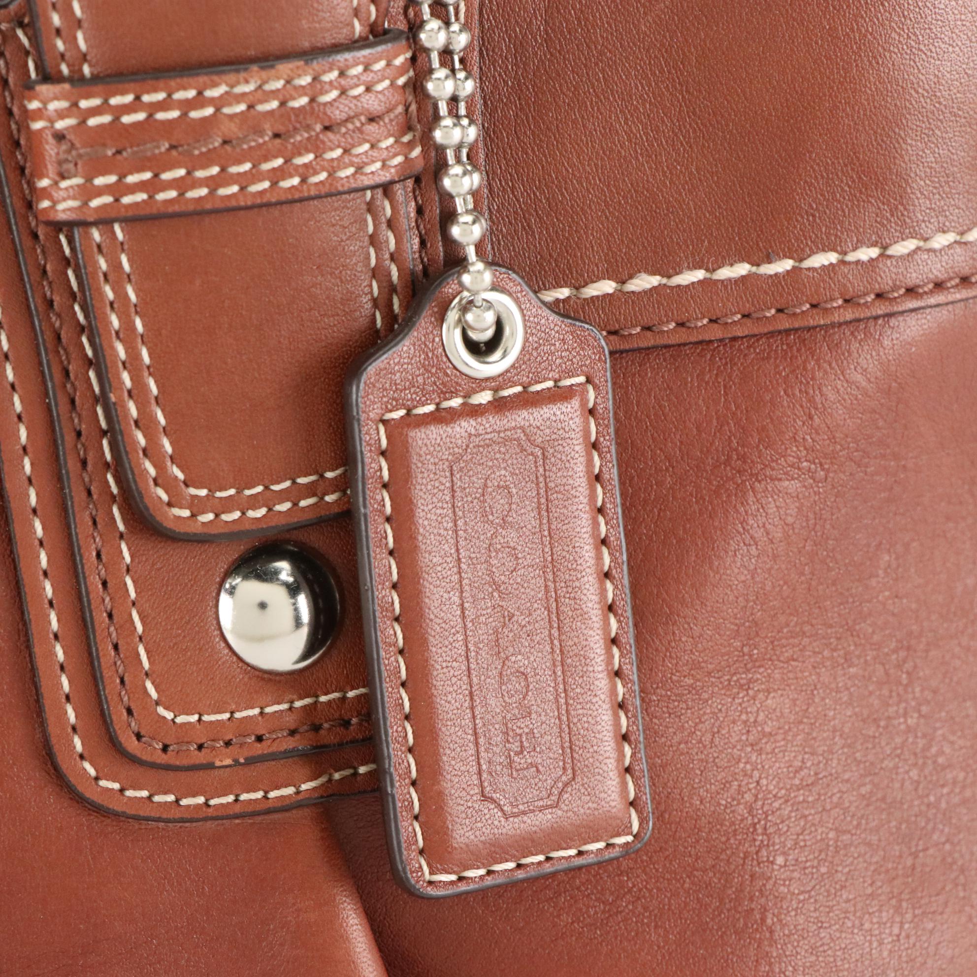 Coach F14482 Carriage Shoulder Bag and F13732 Leather Shoulder Bag