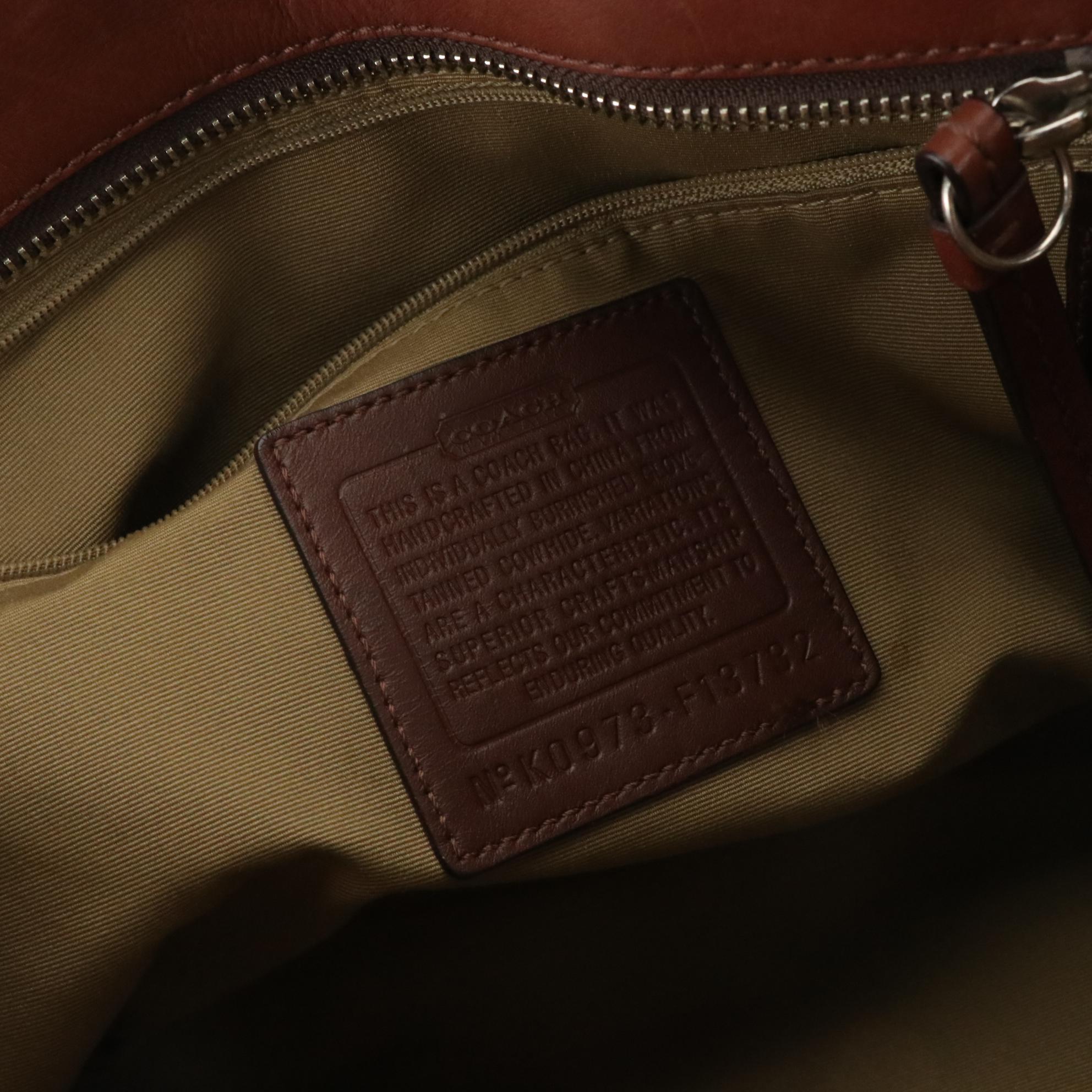 Coach F14482 Carriage Shoulder Bag and F13732 Leather Shoulder Bag