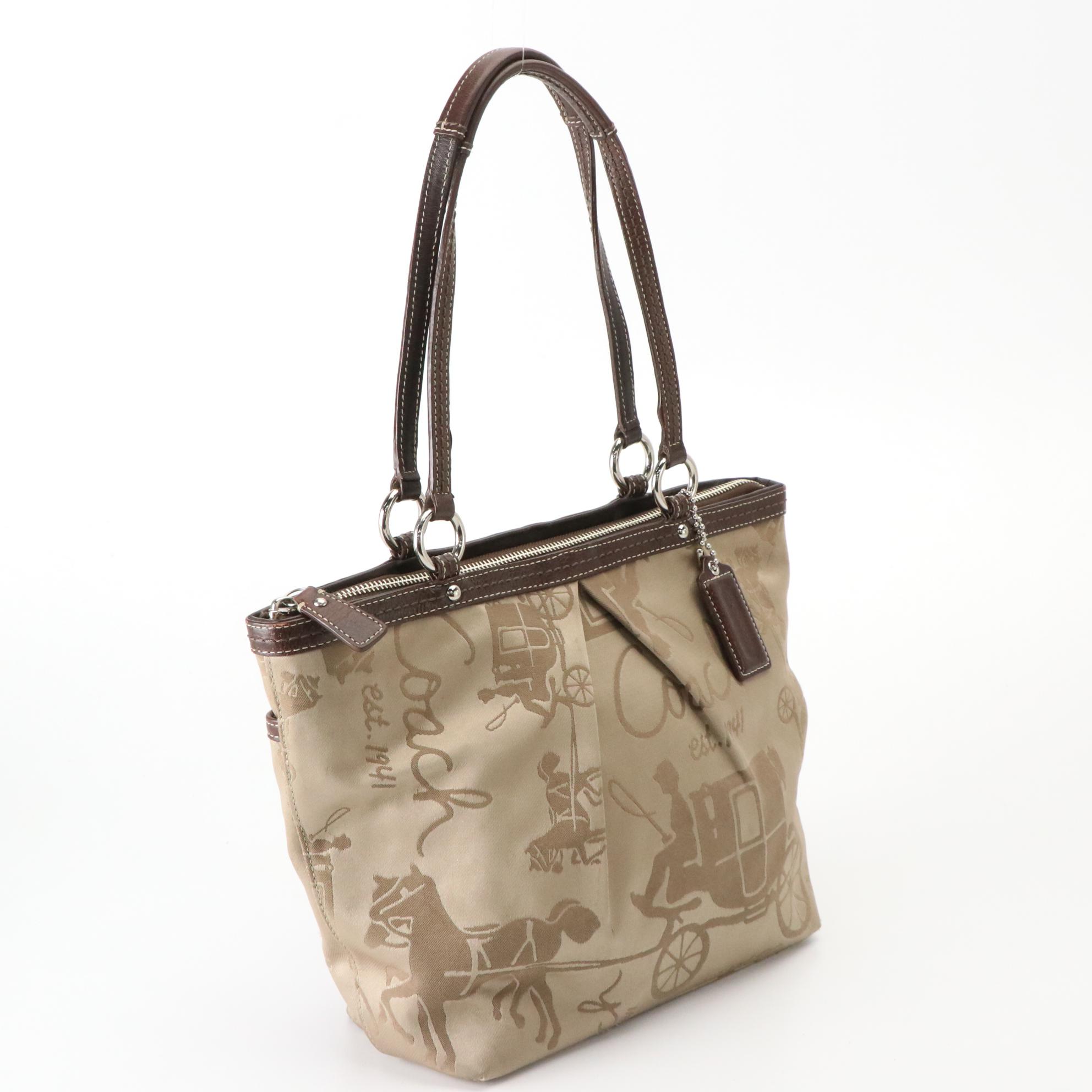 Coach F14482 Carriage Shoulder Bag and F13732 Leather Shoulder Bag