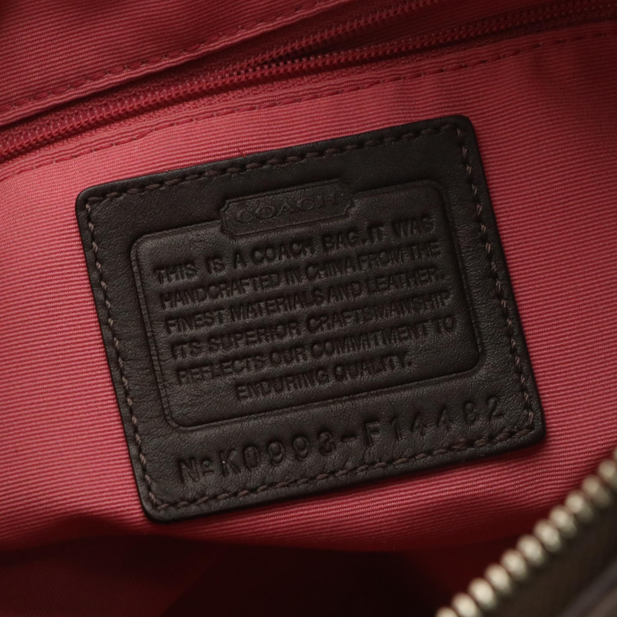 Coach F14482 Carriage Shoulder Bag and F13732 Leather Shoulder Bag