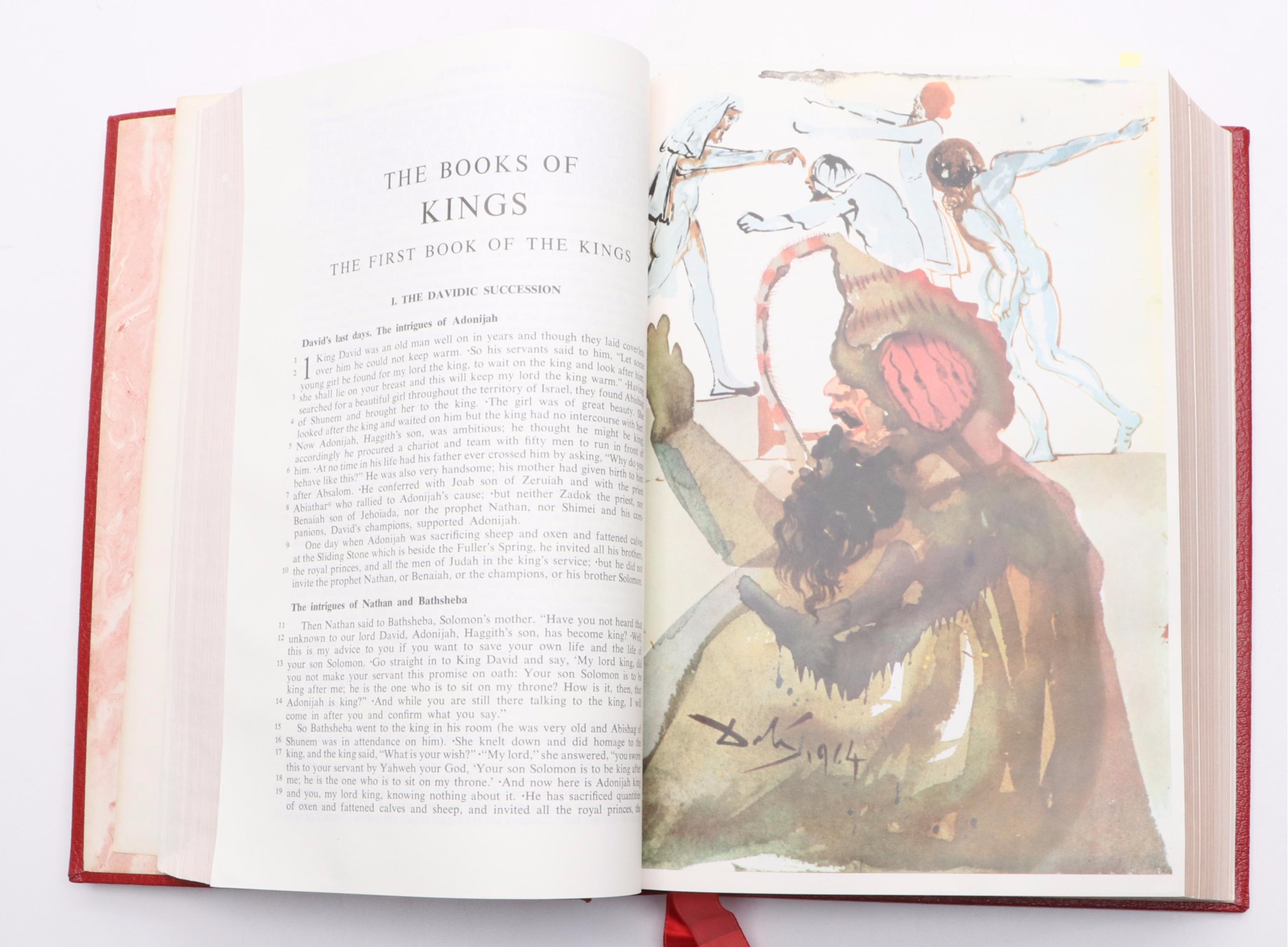 Salvador Dalí Illustrated Jerusalem Bible Edited by Alexander Jones, 1970