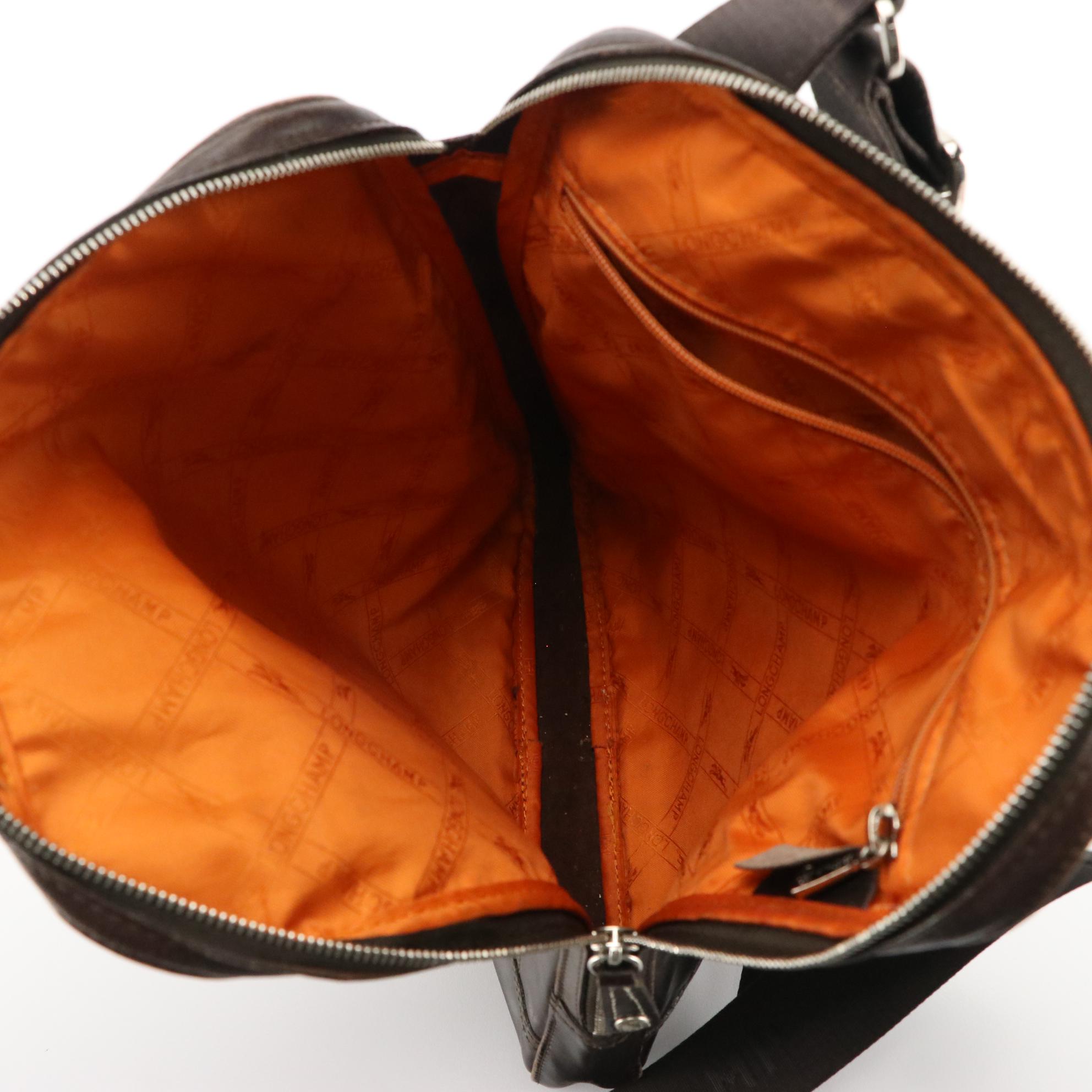 Longchamp Crossbody Bag in Brown Leather EBTH