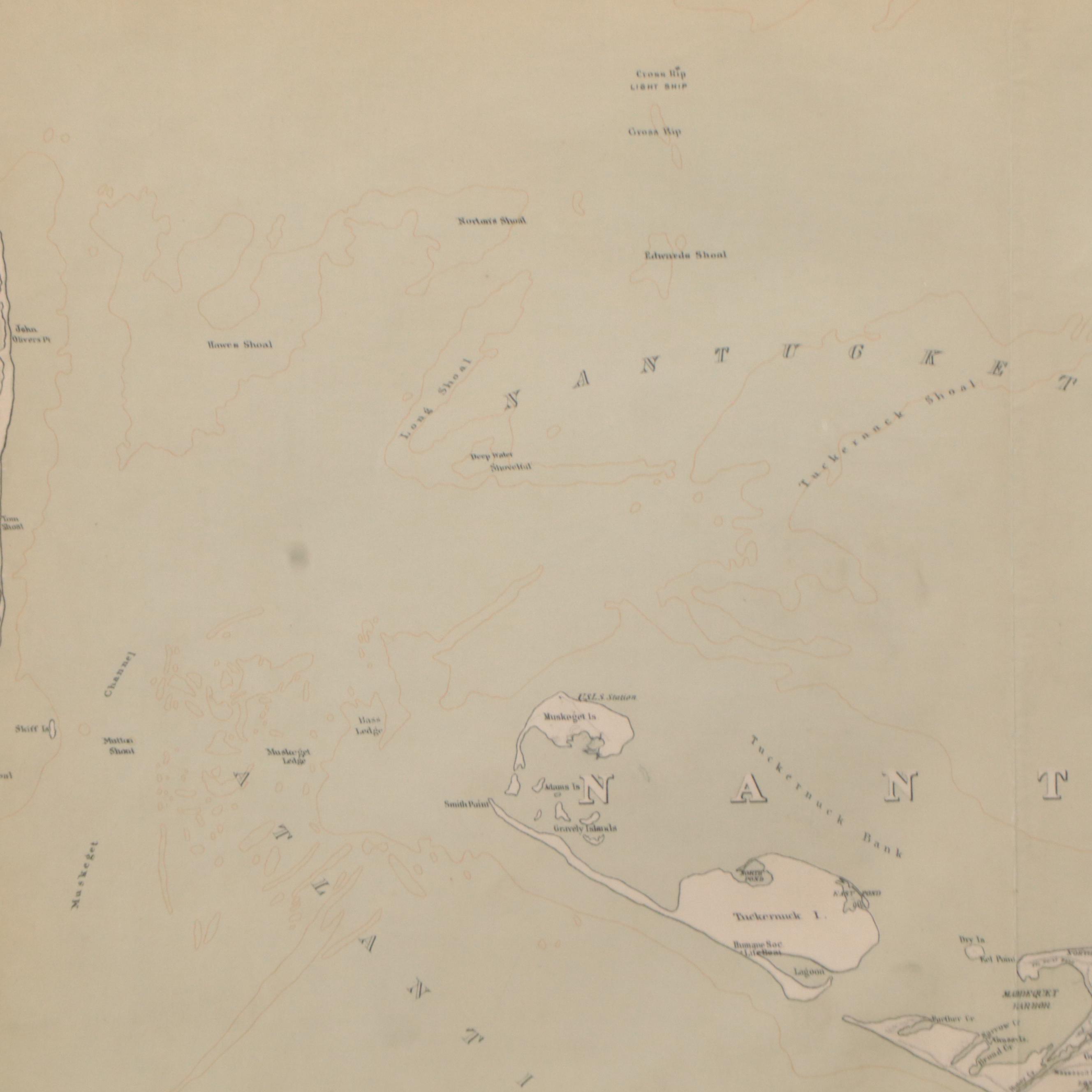George Walker & Co. Map of Nantucket, 1891