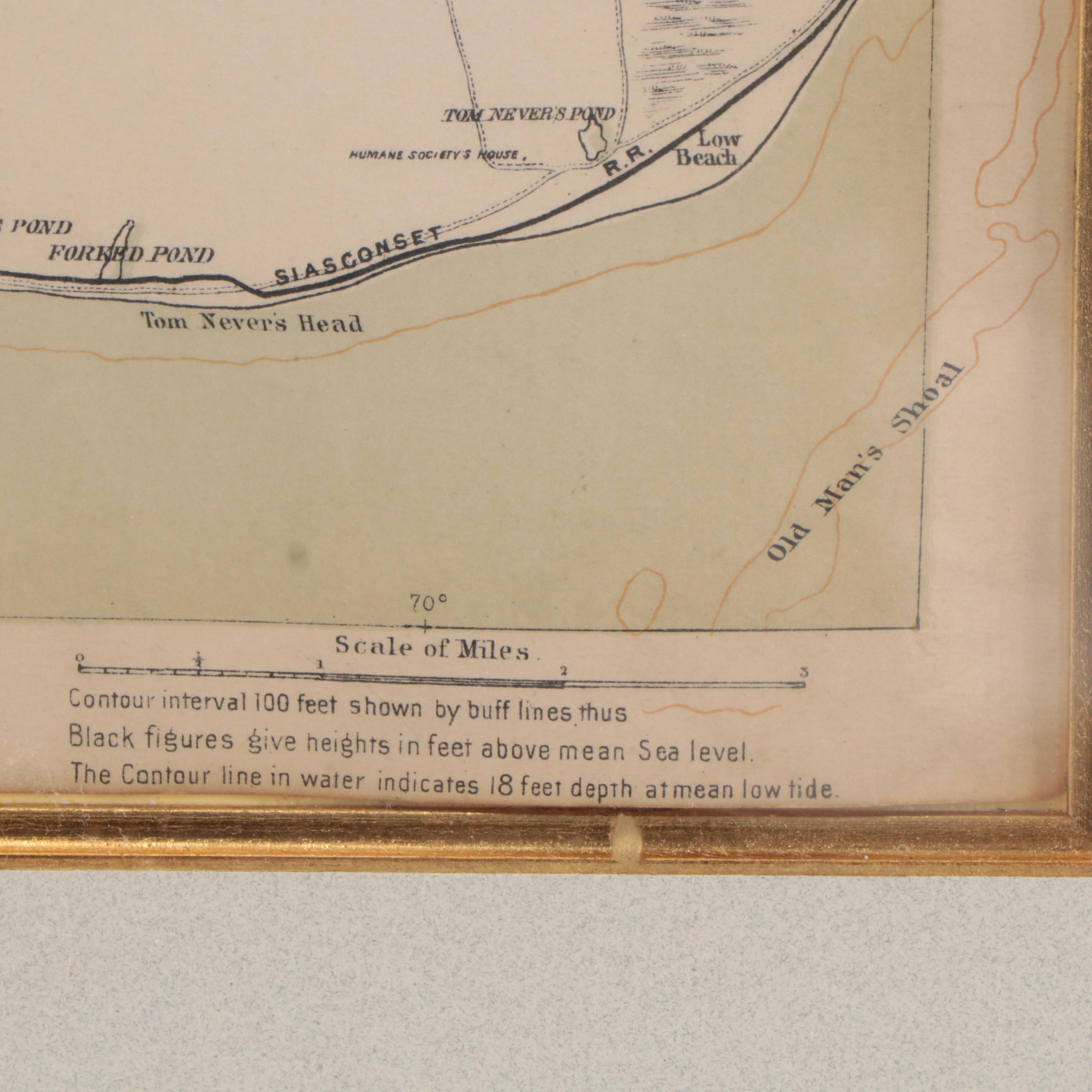 George Walker & Co. Map of Nantucket, 1891