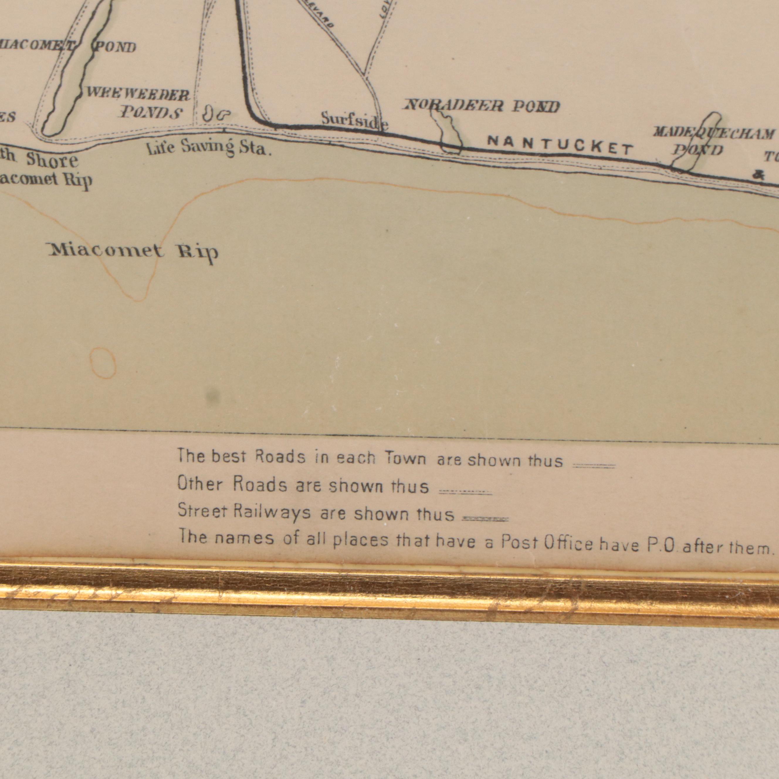 George Walker & Co. Map of Nantucket, 1891