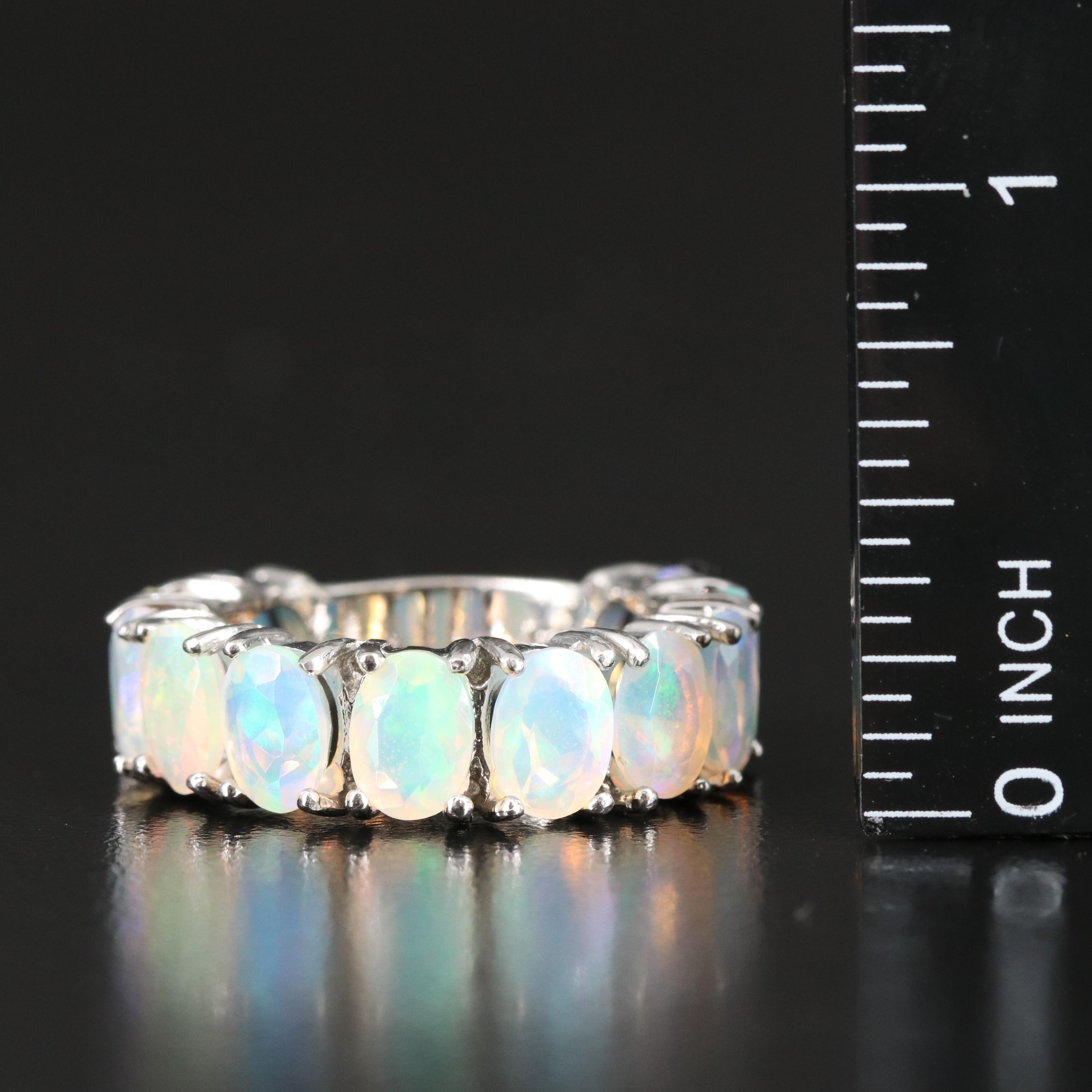Sterling Opal Band