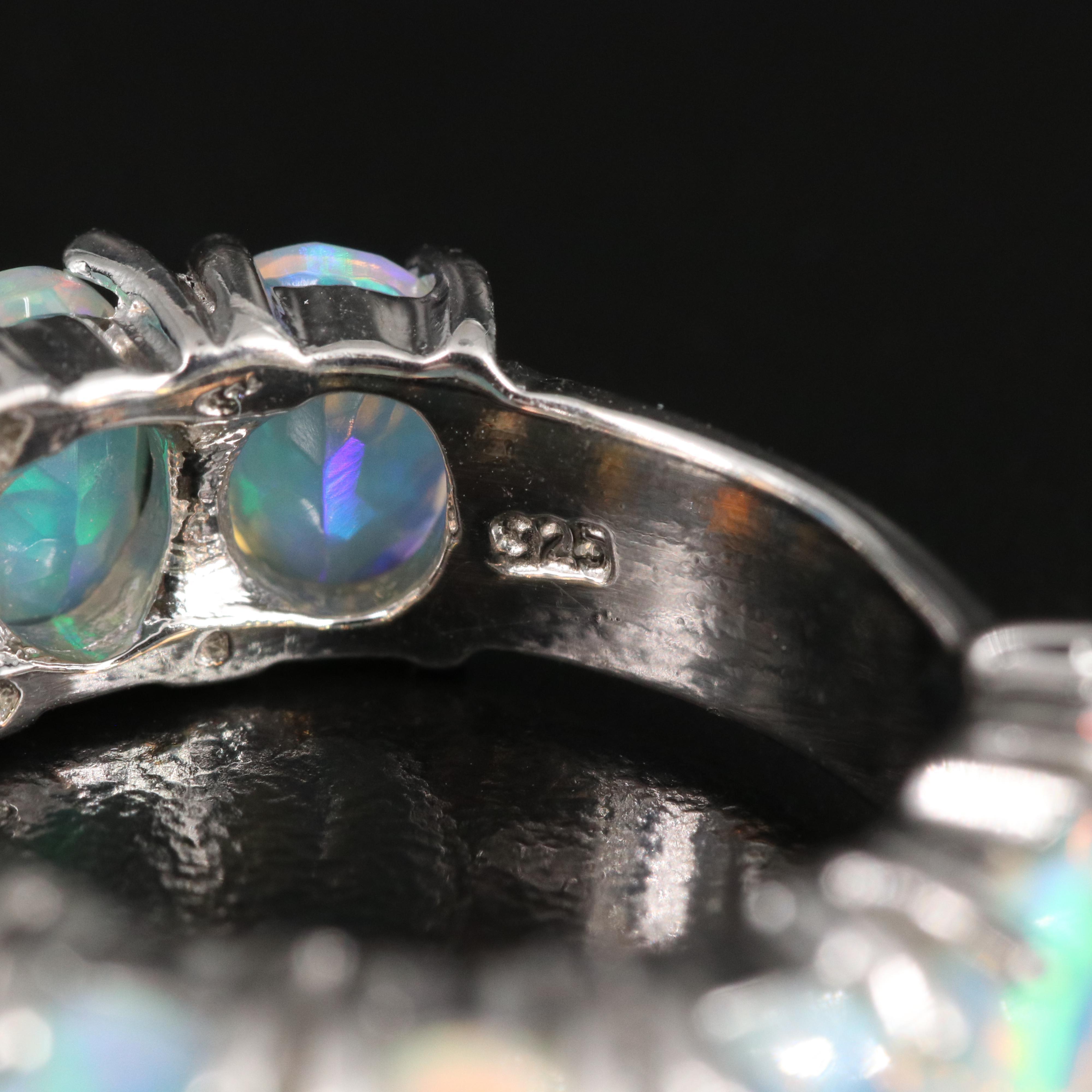 Sterling Opal Band