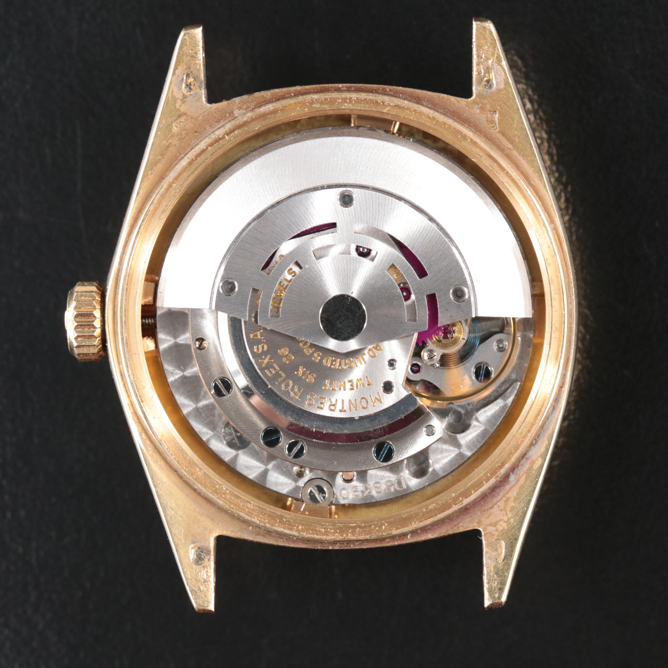 1960 Rolex 18K Oyster Perpetual Datejust Watch