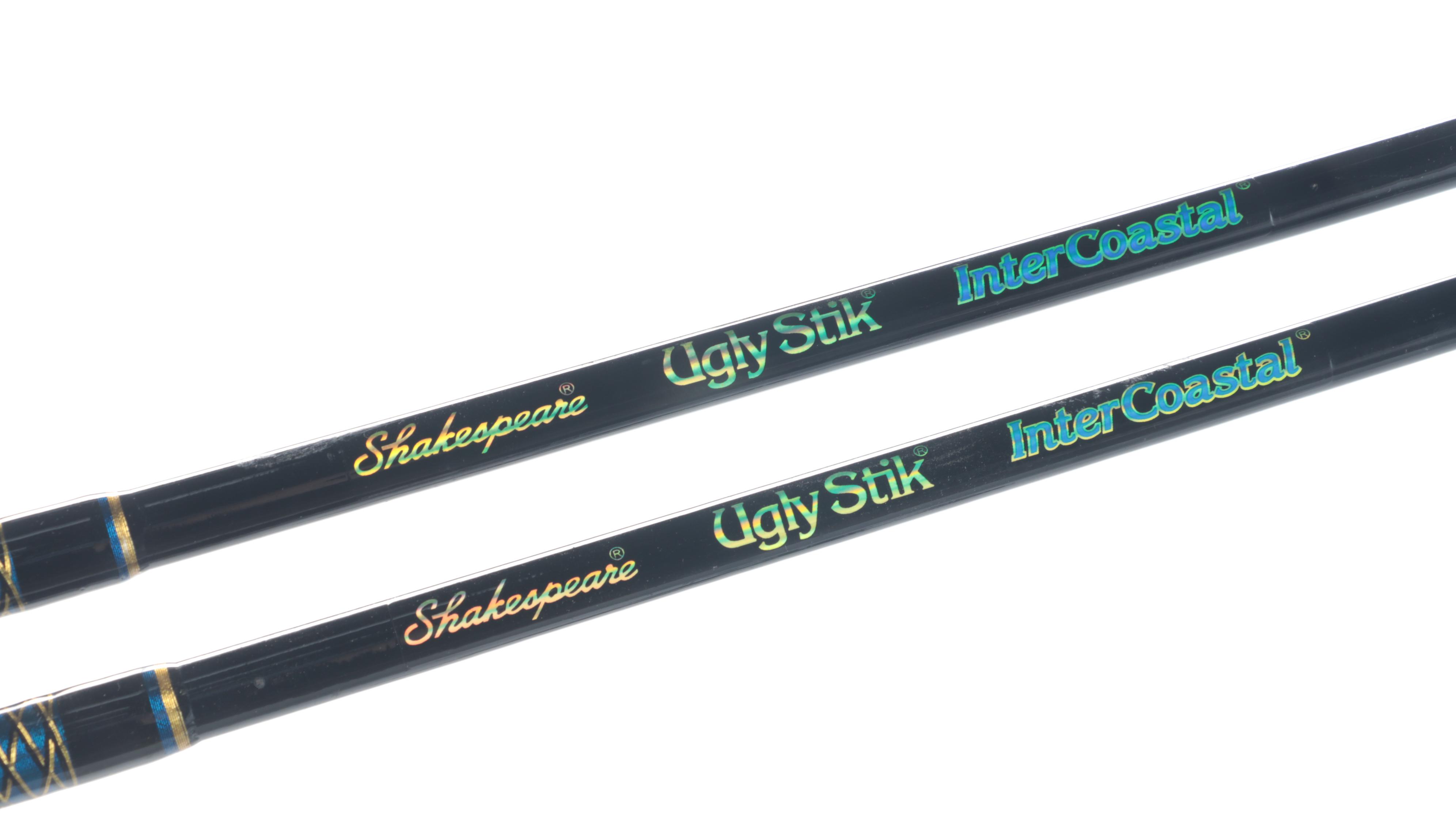 Shakespeare Ugly Stik Intercoastal and Sturdy Stik Fishing Rods with Reels