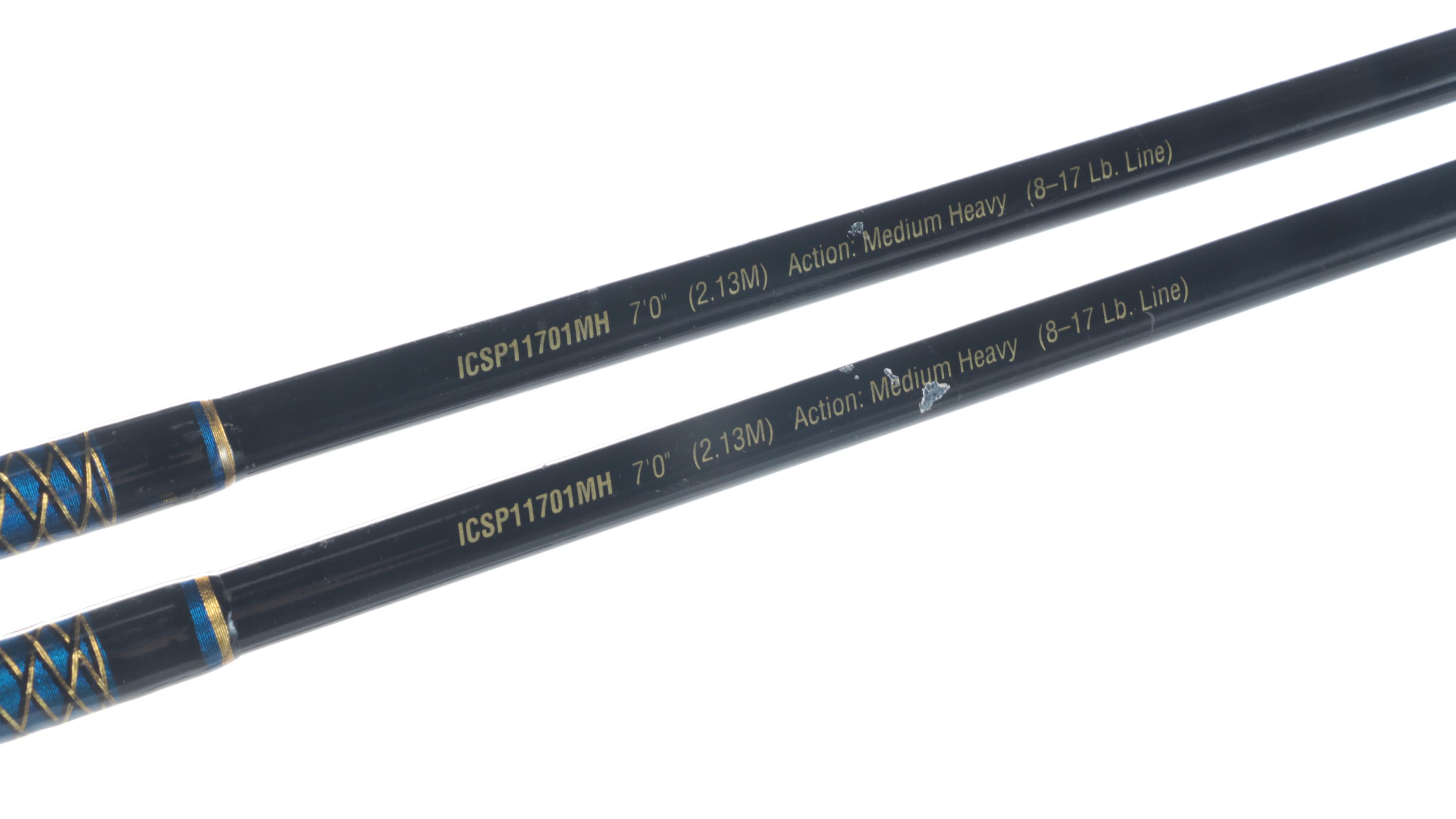 Shakespeare Ugly Stik Intercoastal and Sturdy Stik Fishing Rods with Reels