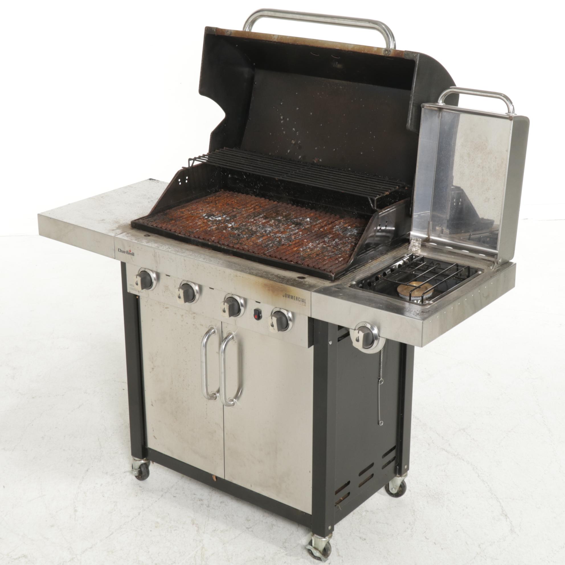 Char-Broil Commercial Series Stainless/Black 4-Burner LP Infrared Gas Grill