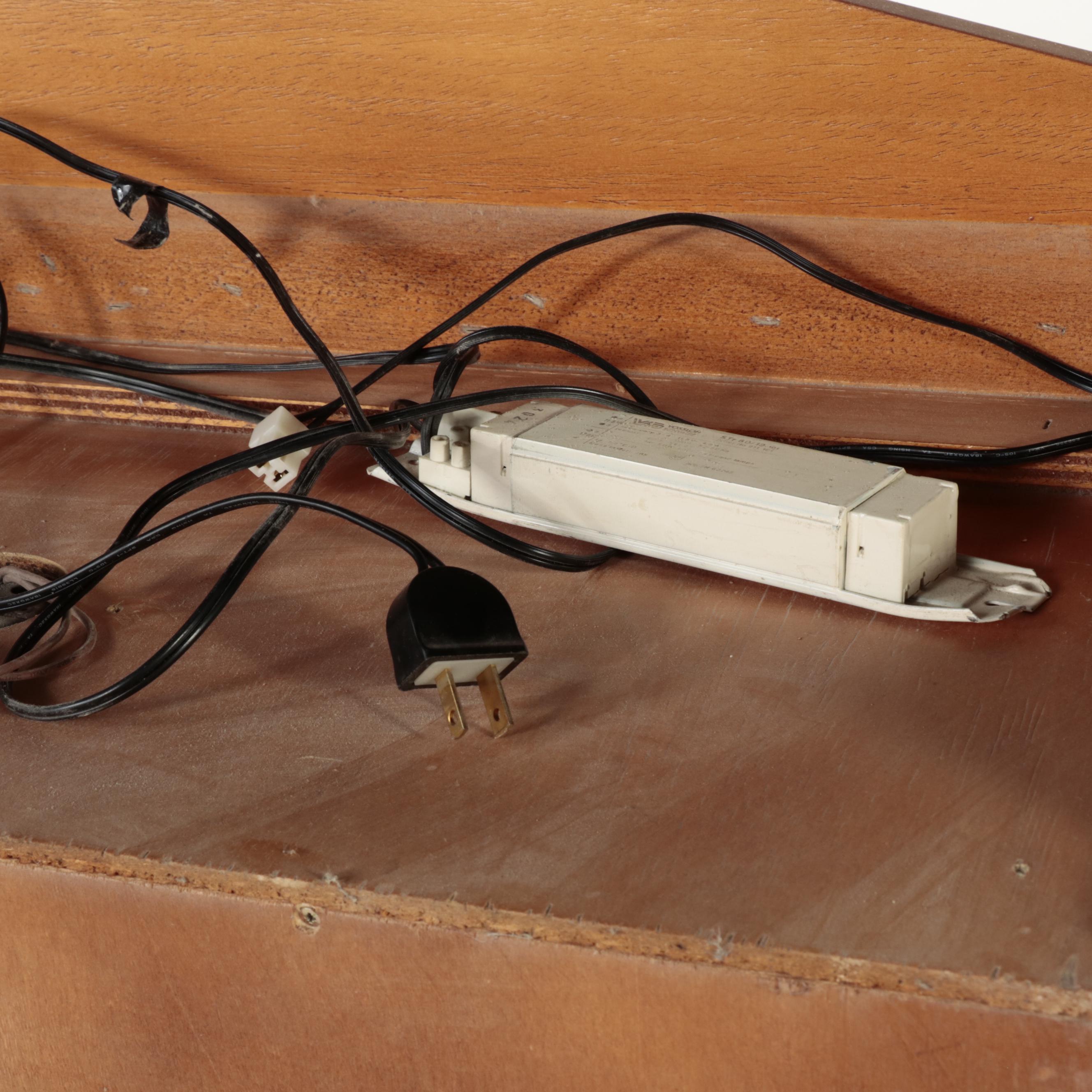 Bespoke Italian Neoclassical Style Illuminated Bar Cabinet