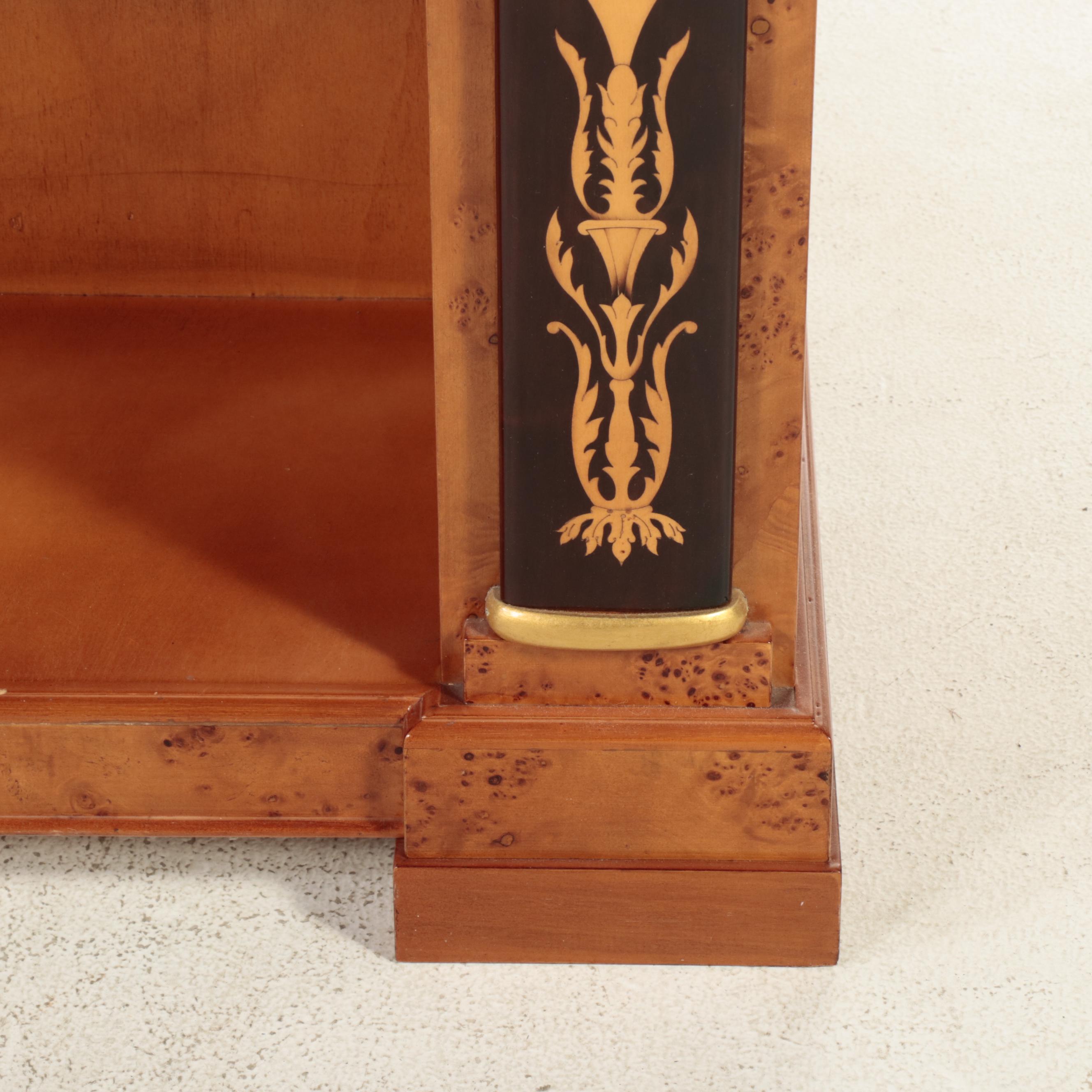 Bespoke Italian Neoclassical Style Illuminated Bar Cabinet