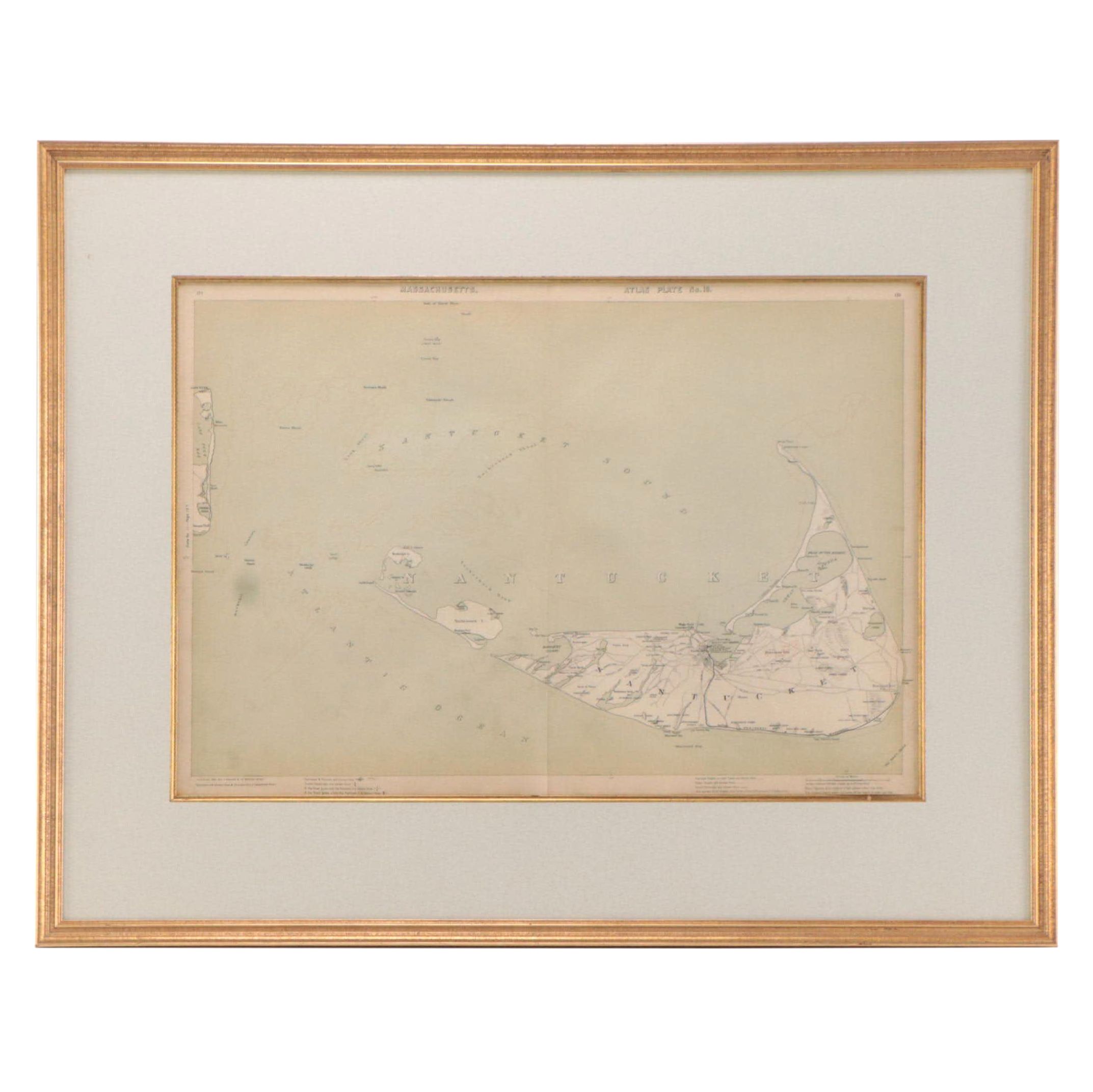 George Walker & Co. Map of Nantucket, 1891