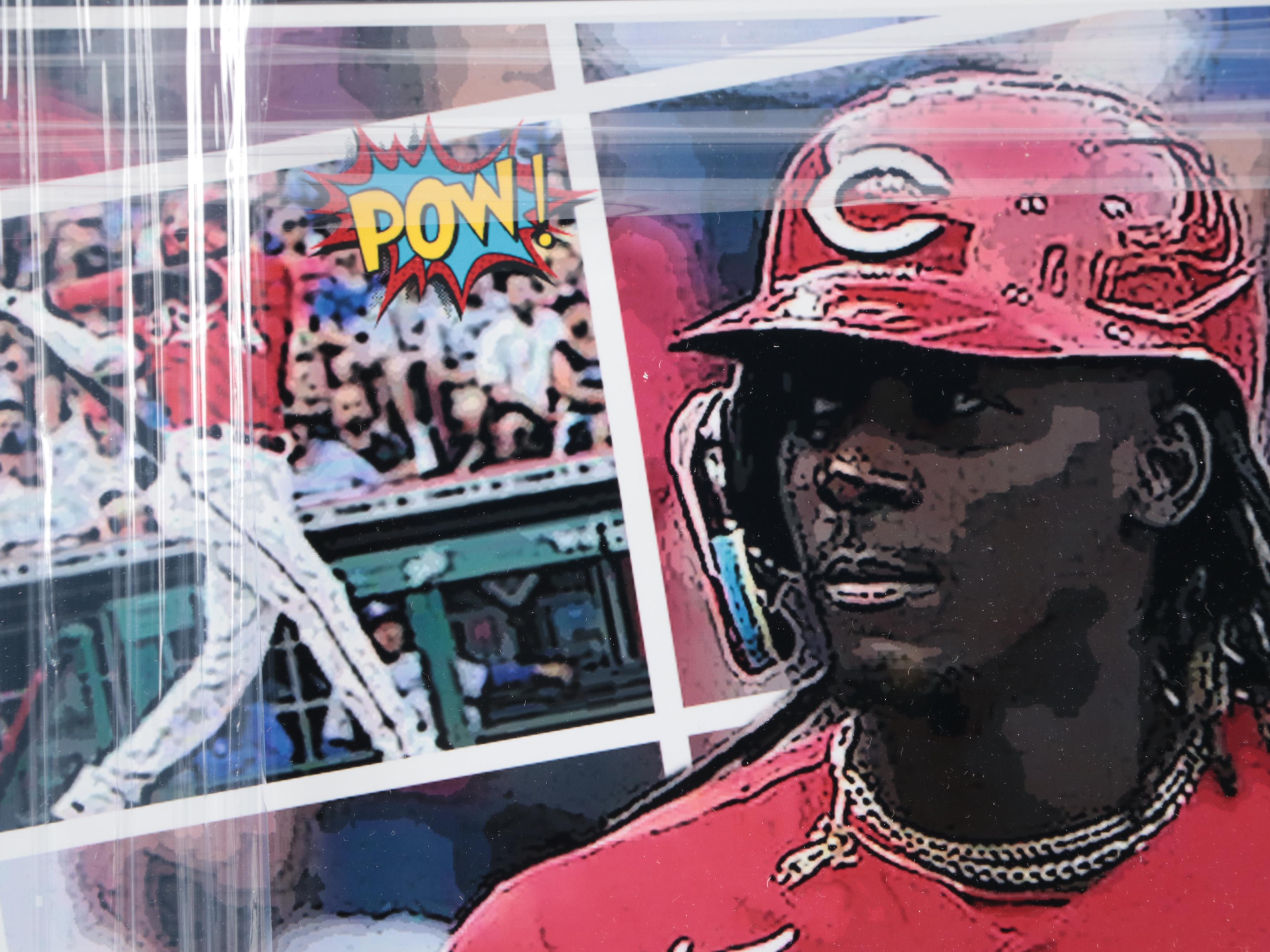 Elly De La Cruz Framed Print with Rookie Year Card PSA Graded 10 and More