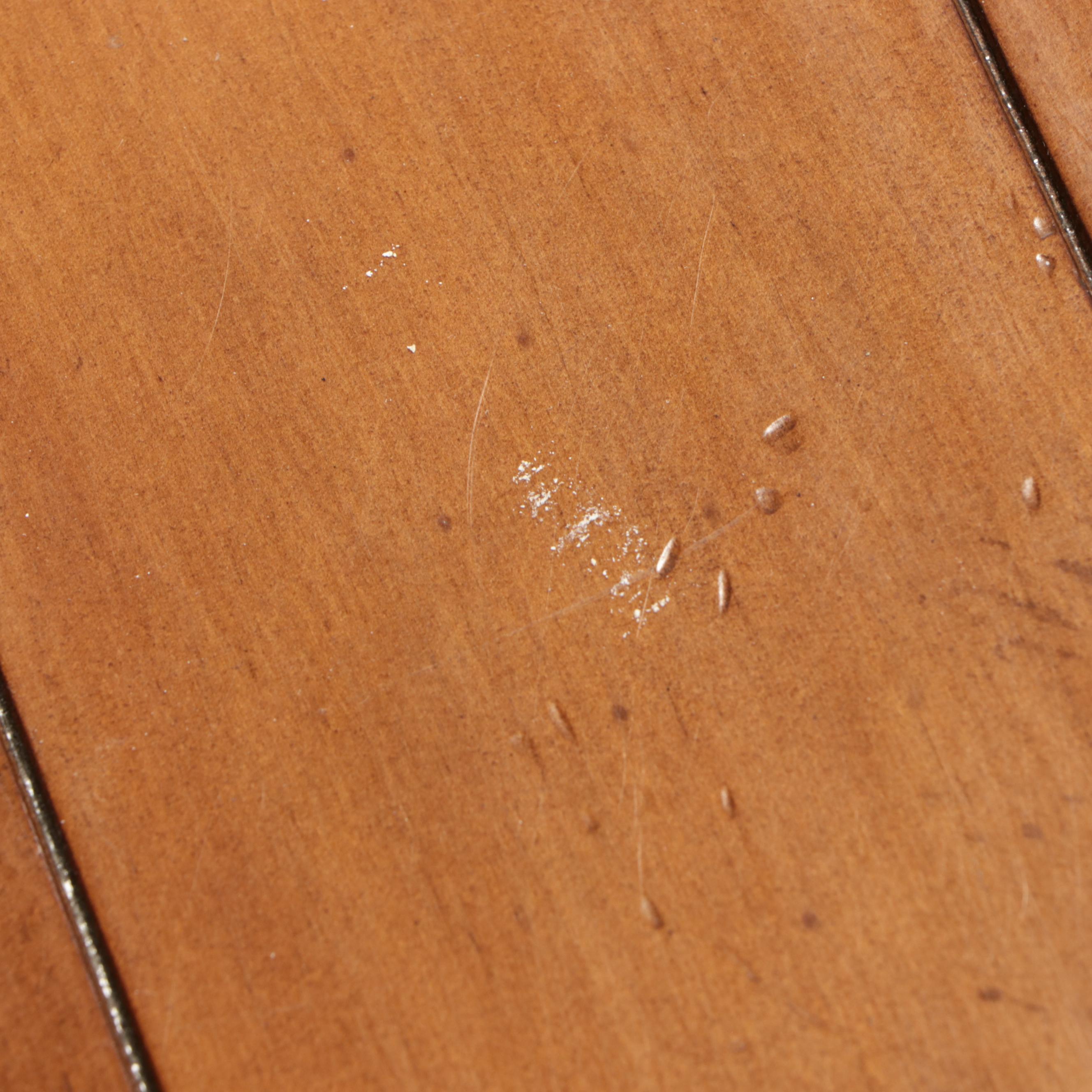 Planked Pine Coffee Table on Turned Legs